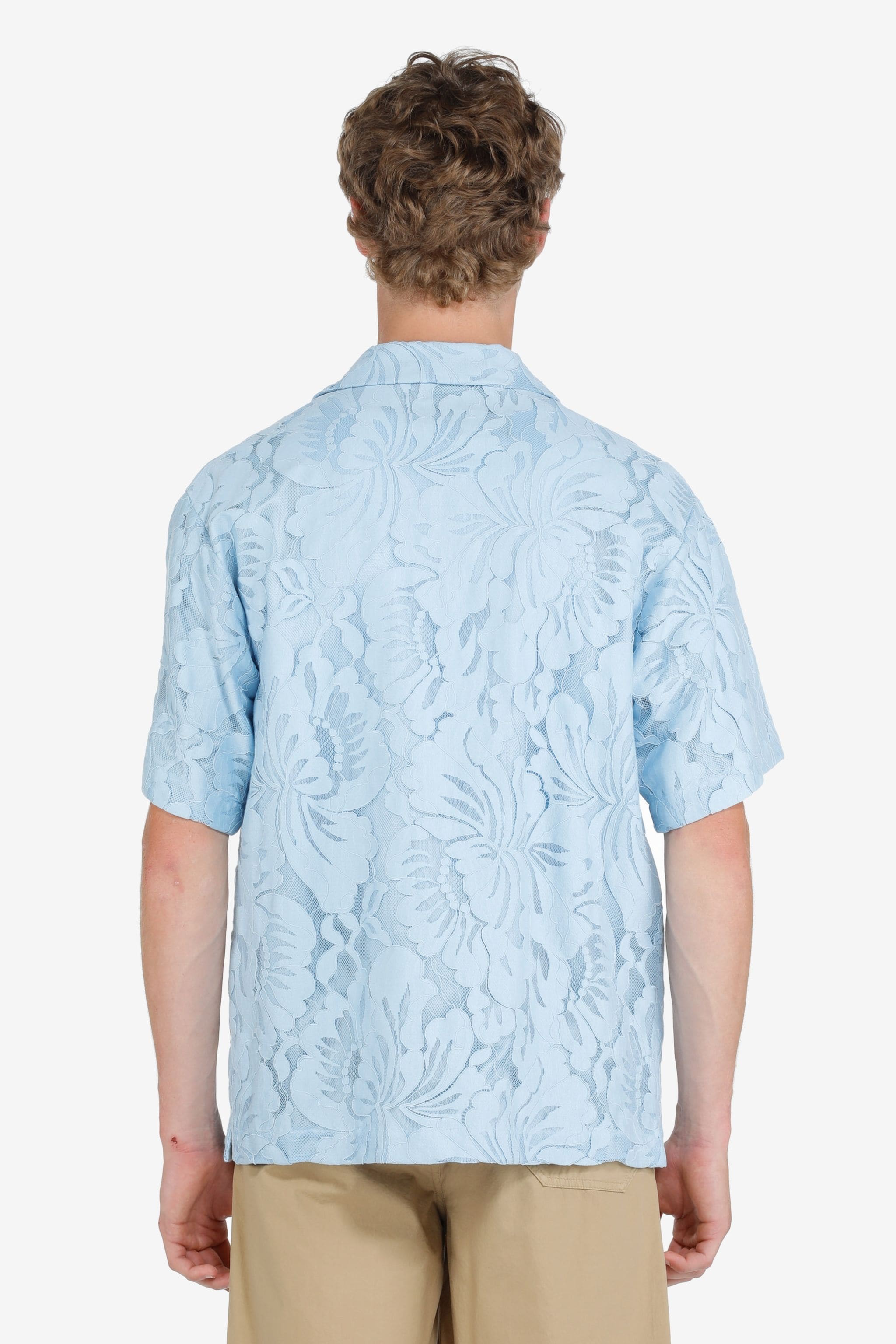 FLORAL-APPLIQUÉ SHIRT - 2