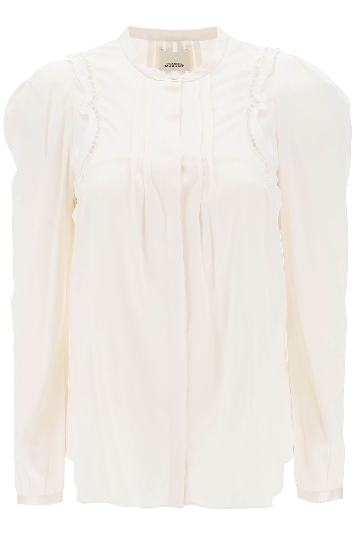 Isabel Marant 'Joanea' Satin Blouse With Cutwork Embroideries Women - 1