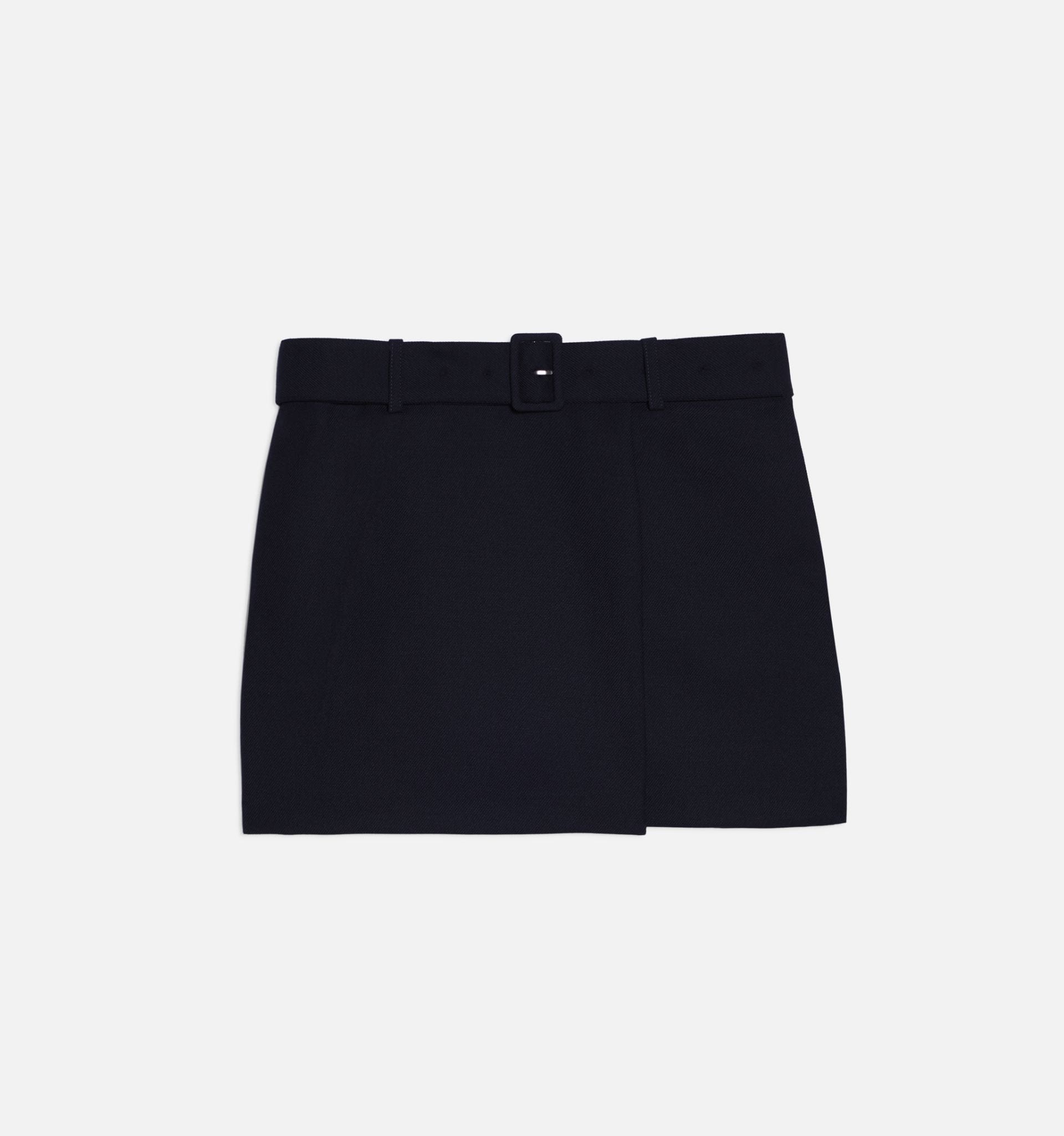 Belted Mini Skirt - 2