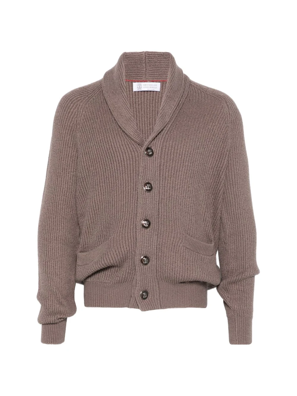 shawl-collar cardigan - 1