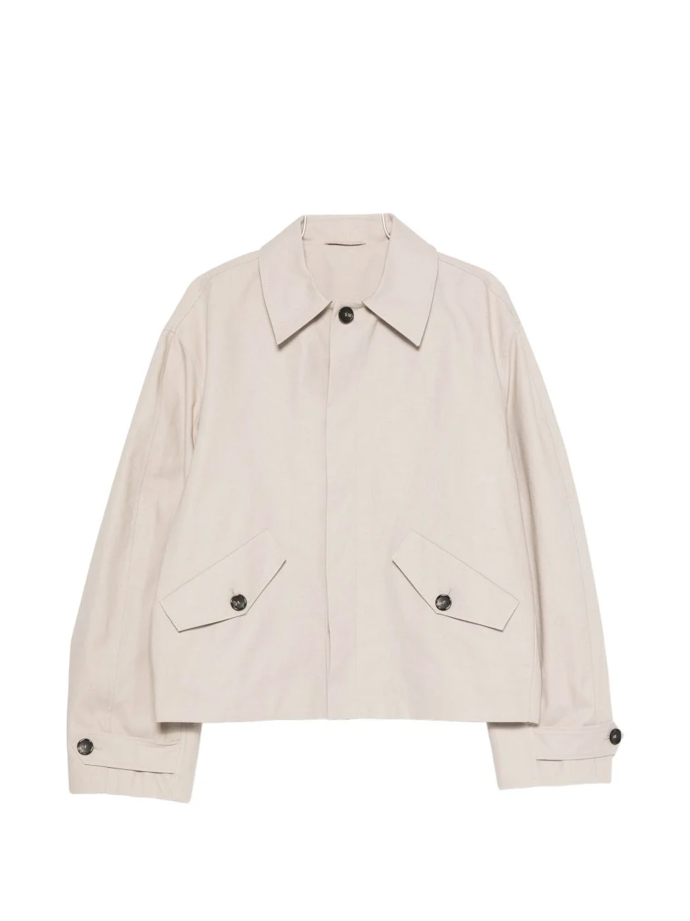 Cosme button-up flap-pocket jacket - 1