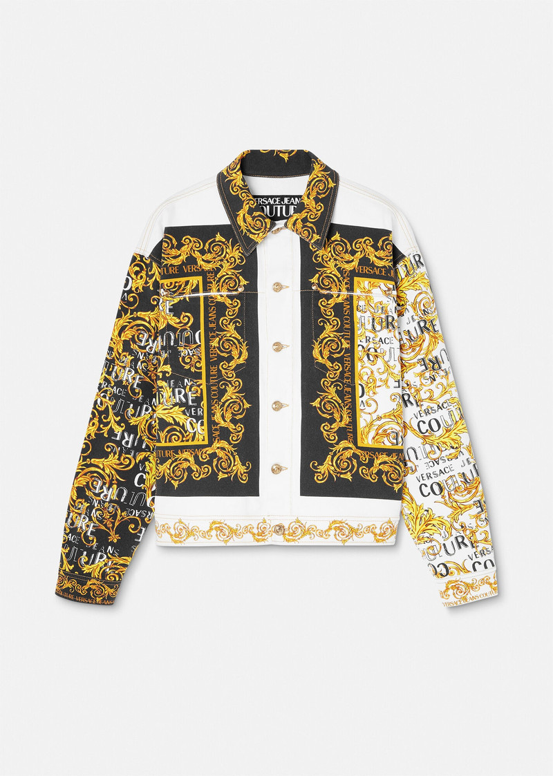 Logo Couture Denim Jacket 1