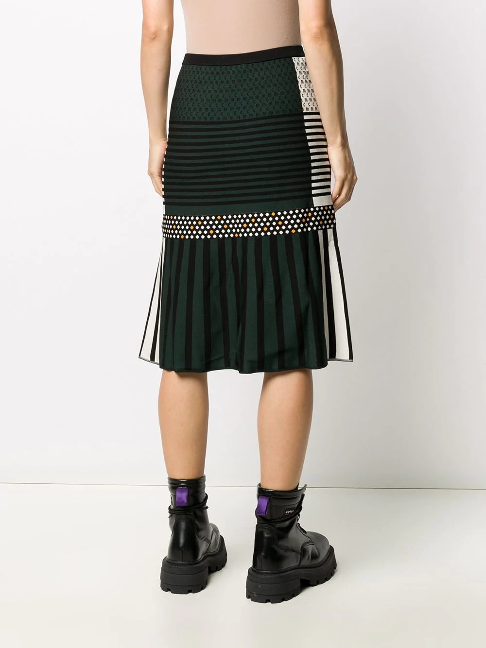 jacquard patterned skirt - 4