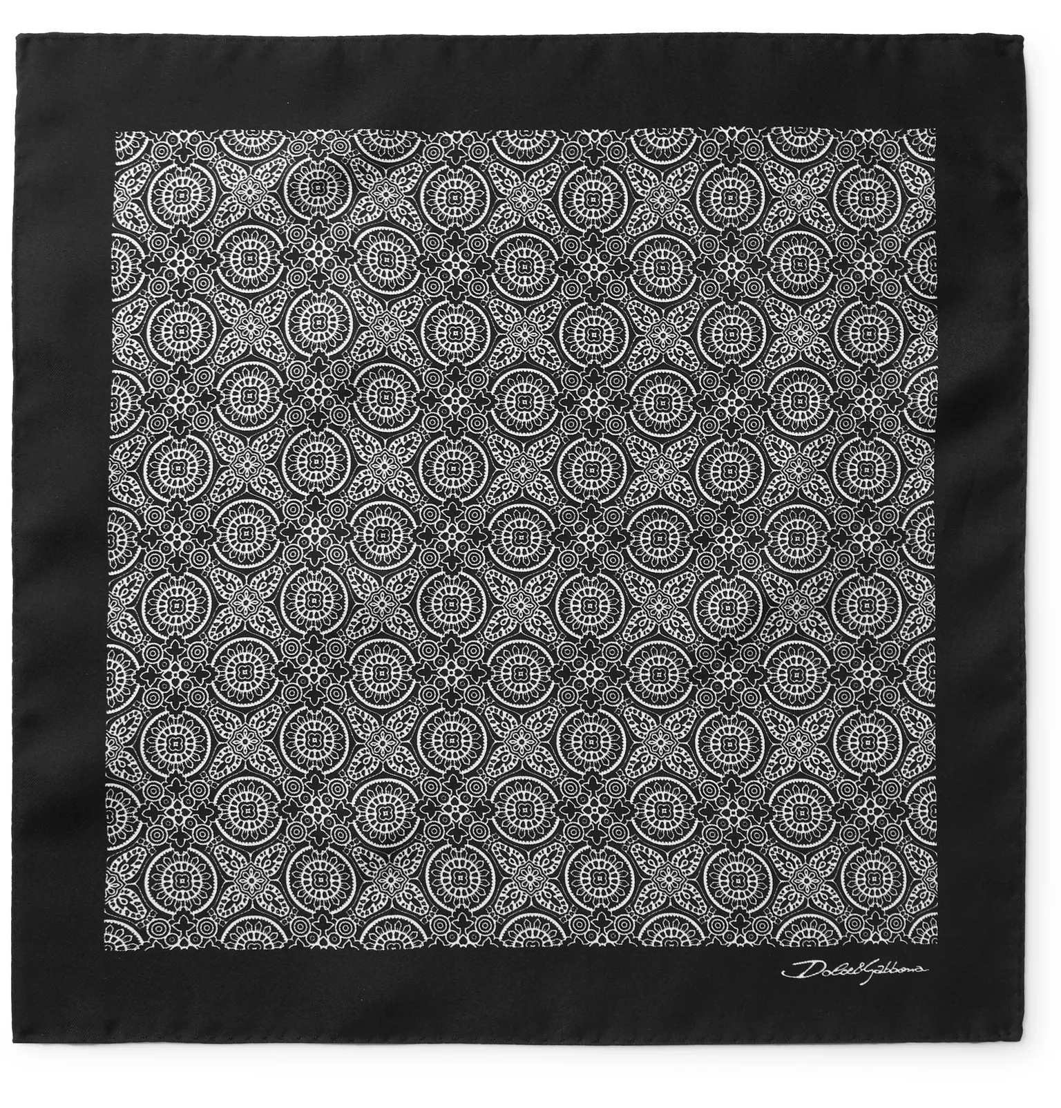 Printed Silk-Twill Pocket Square - 2