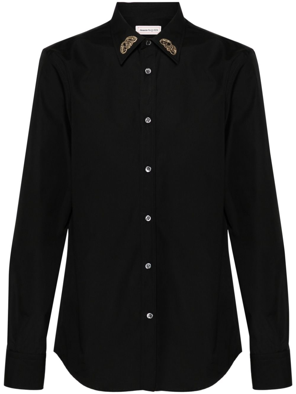Seal-embroidered shirt - 1