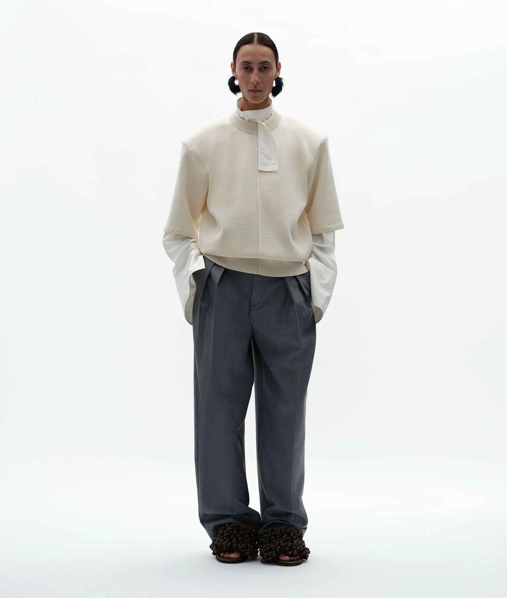 Wool Mohair Pants - 1