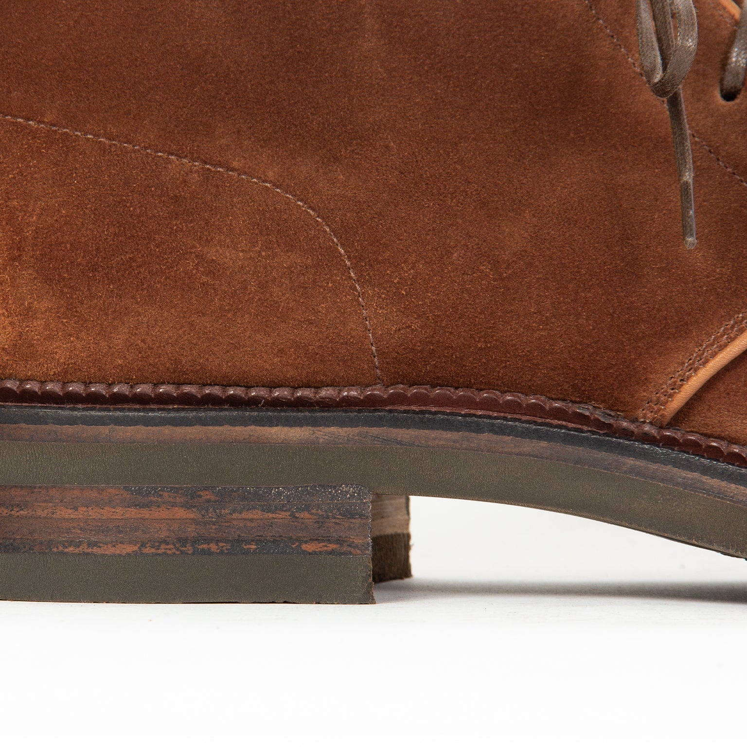 Uplands - Chestnut Janus Calf Suede - 5