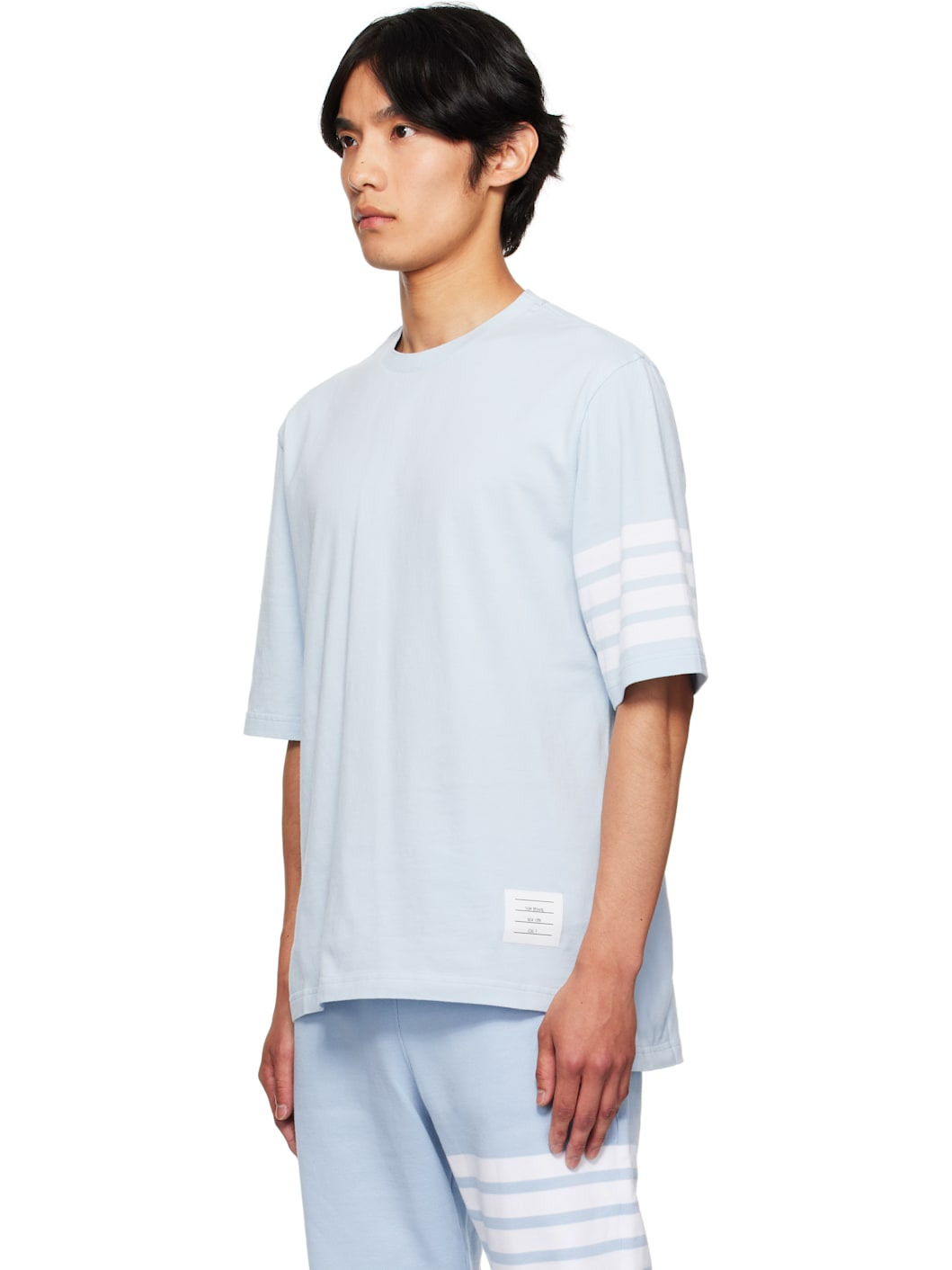 Blue Jersey 4-Bar T-shirt - 4