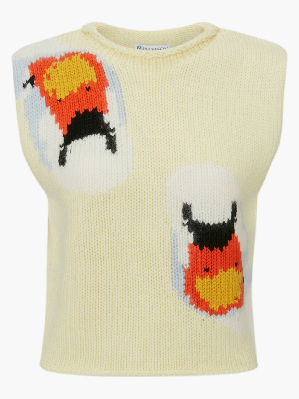 SWAN CREWNECK VEST - 1