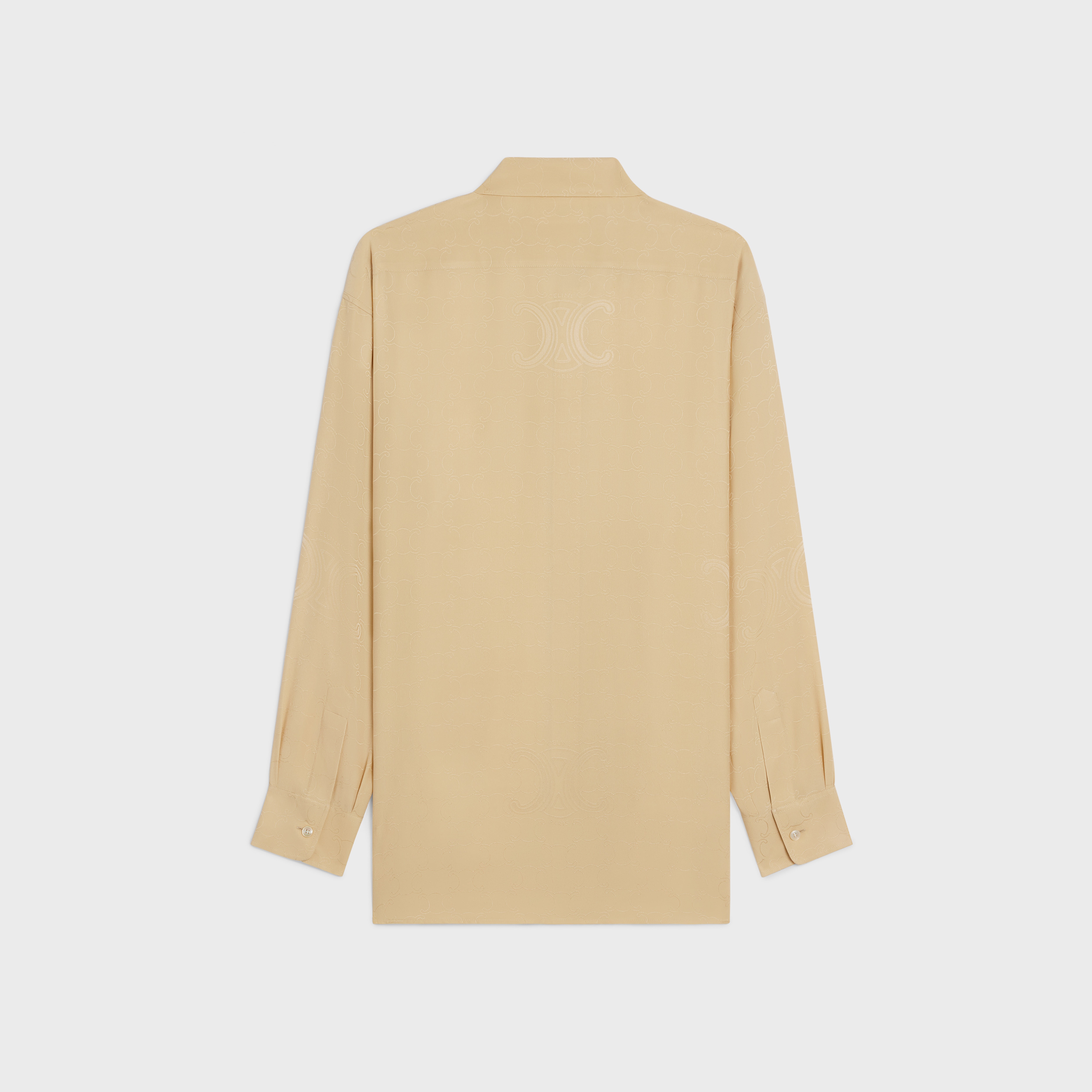 lavallière shirt in silk jacquard - 2