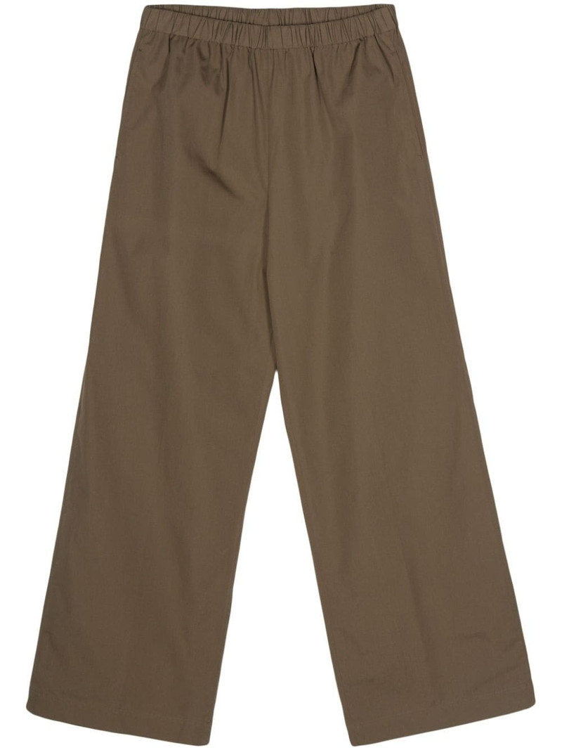 poplin wide-leg trousers 1