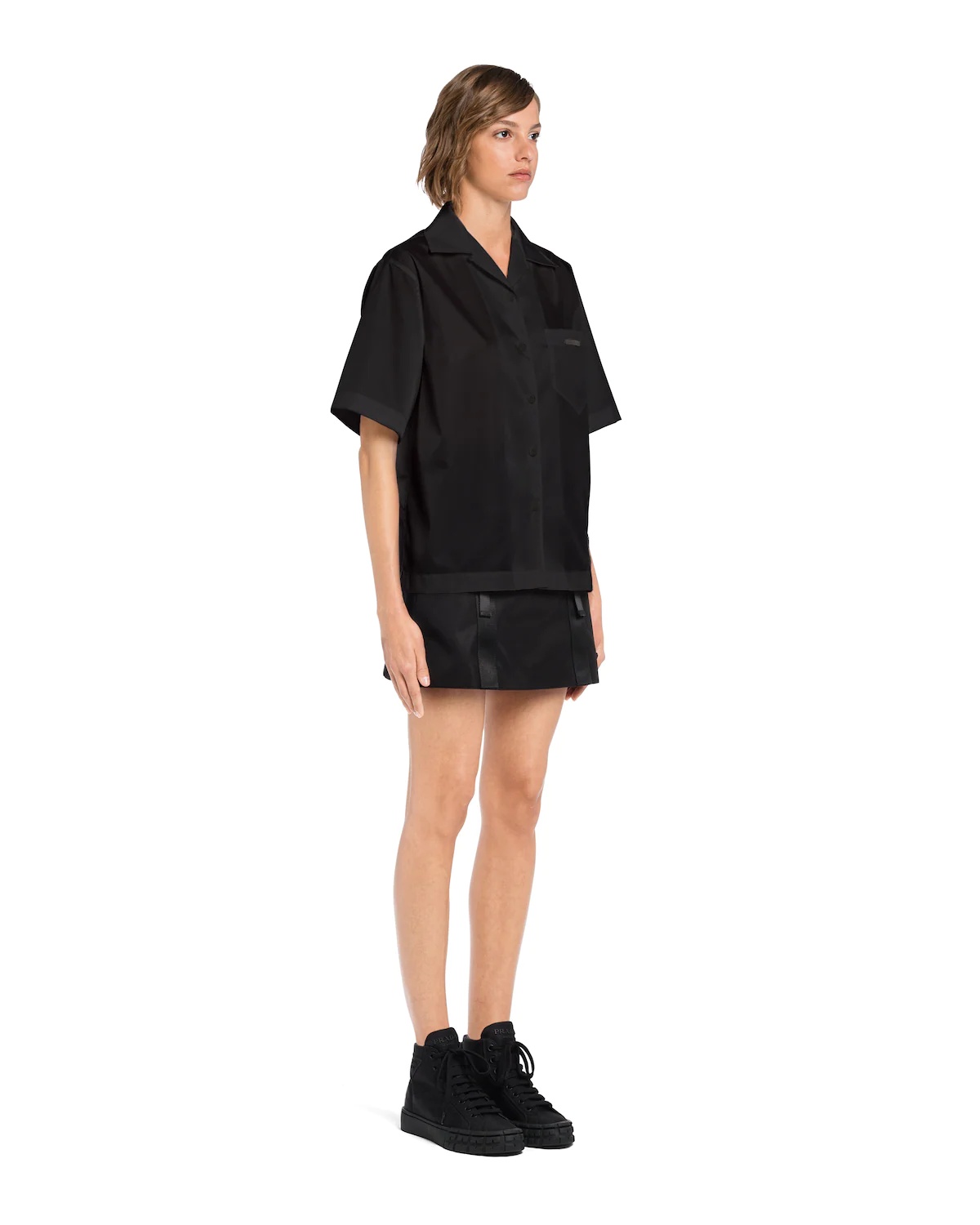 Re-Nylon Gabardine short-sleeved shirt - 3