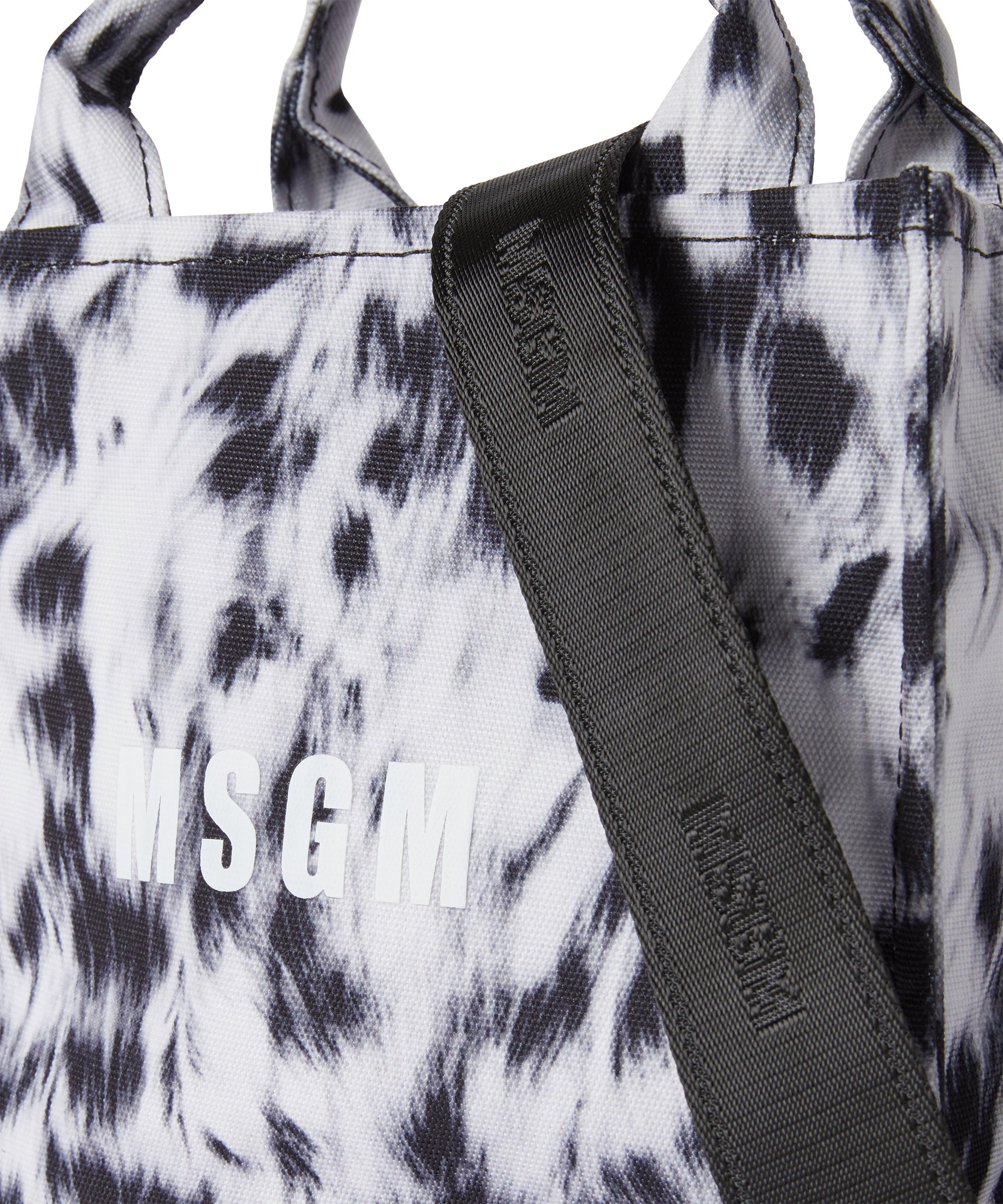Small MSGM tote bag with exotic animal print - 4