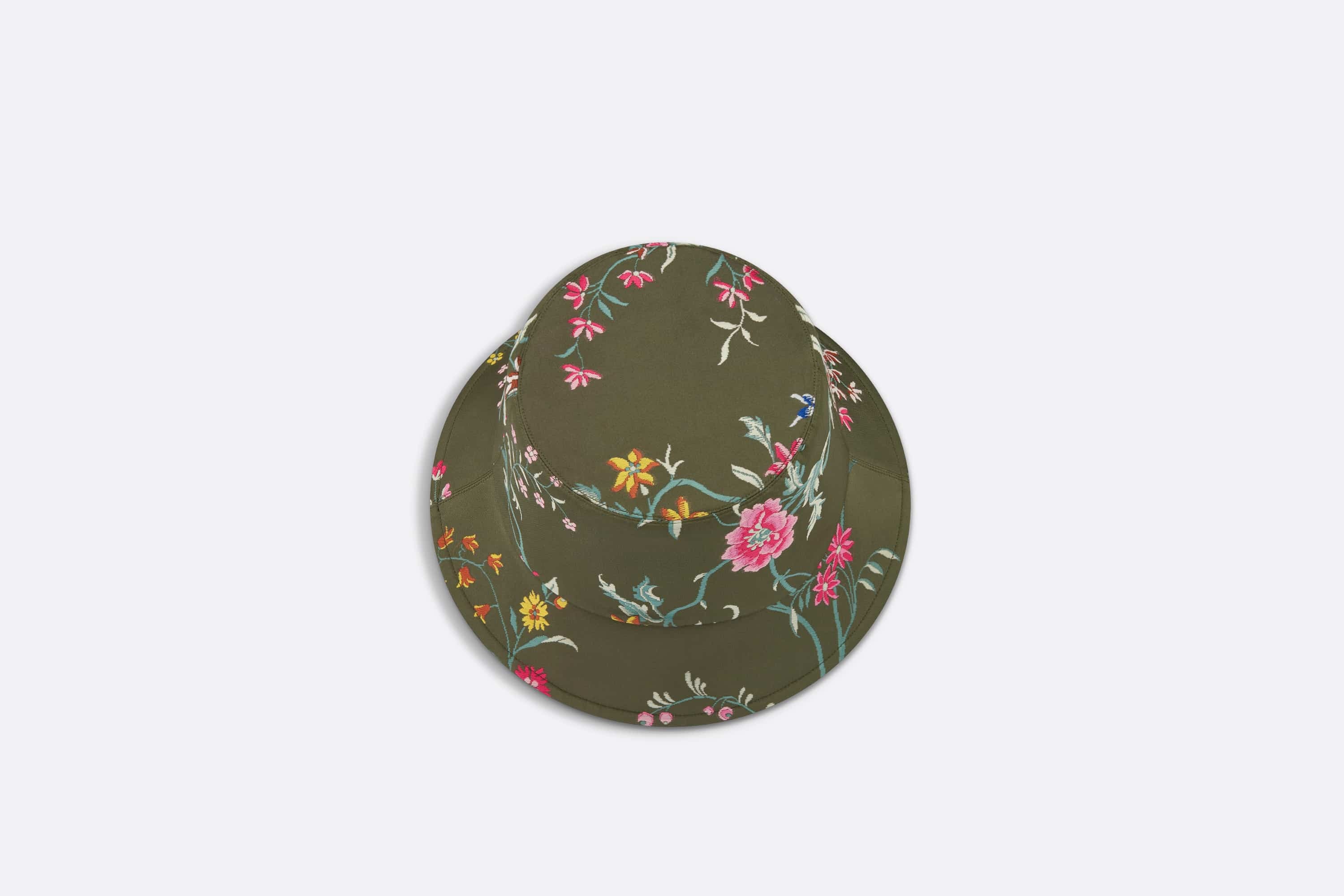 Teddy-D Dior Petites Fleurs Reversible Small Brim Bucket Hat - 5