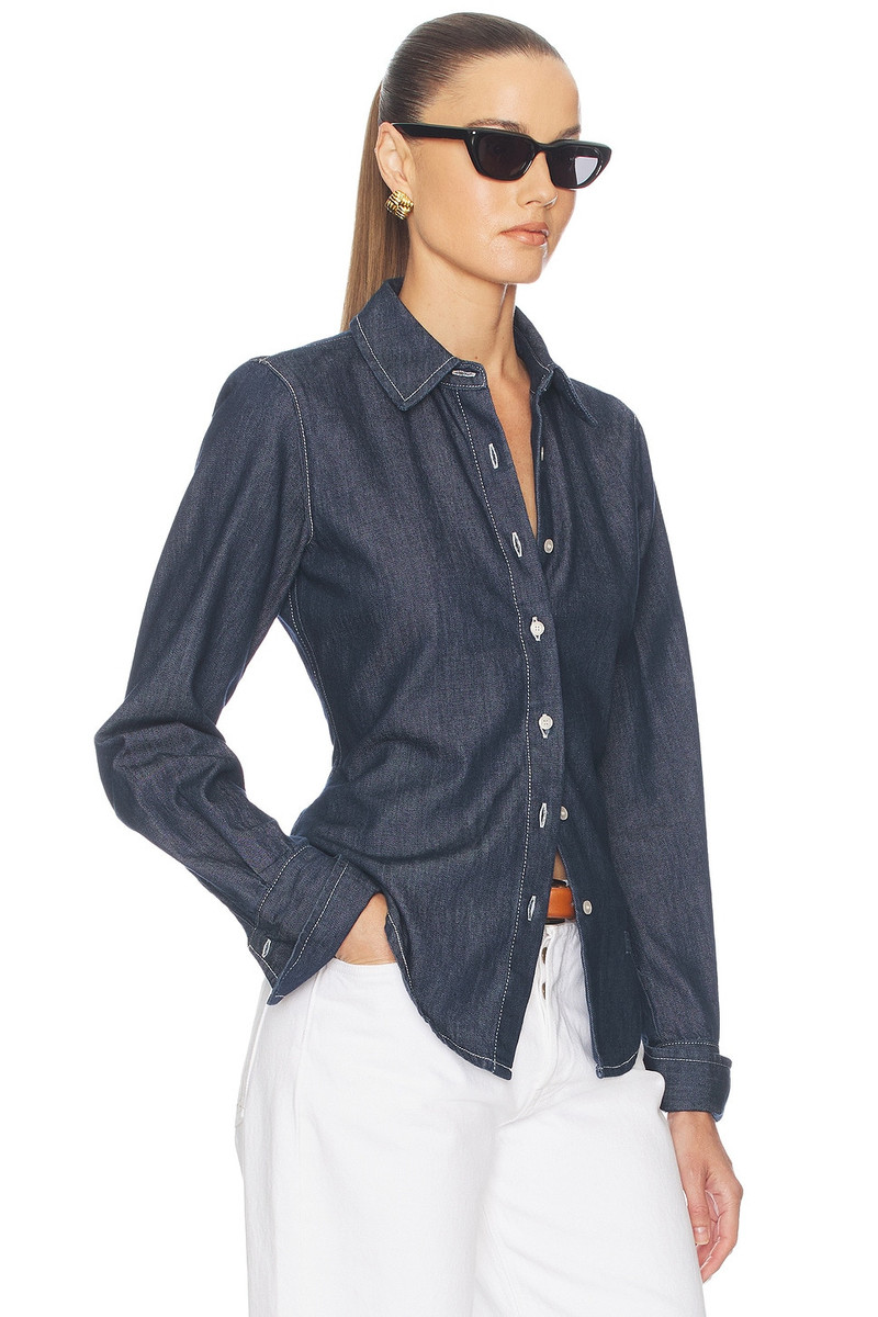 Denim Fitted Shirt 2