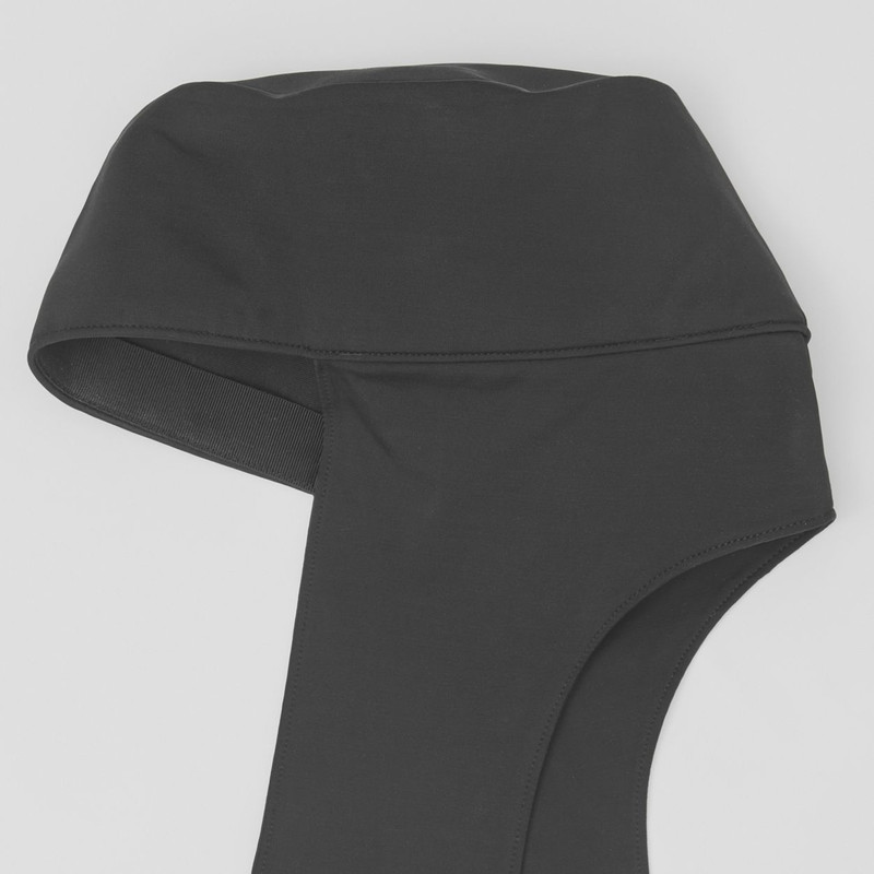 Exaggerated Panel Stretch Jersey Trapper Hat 3