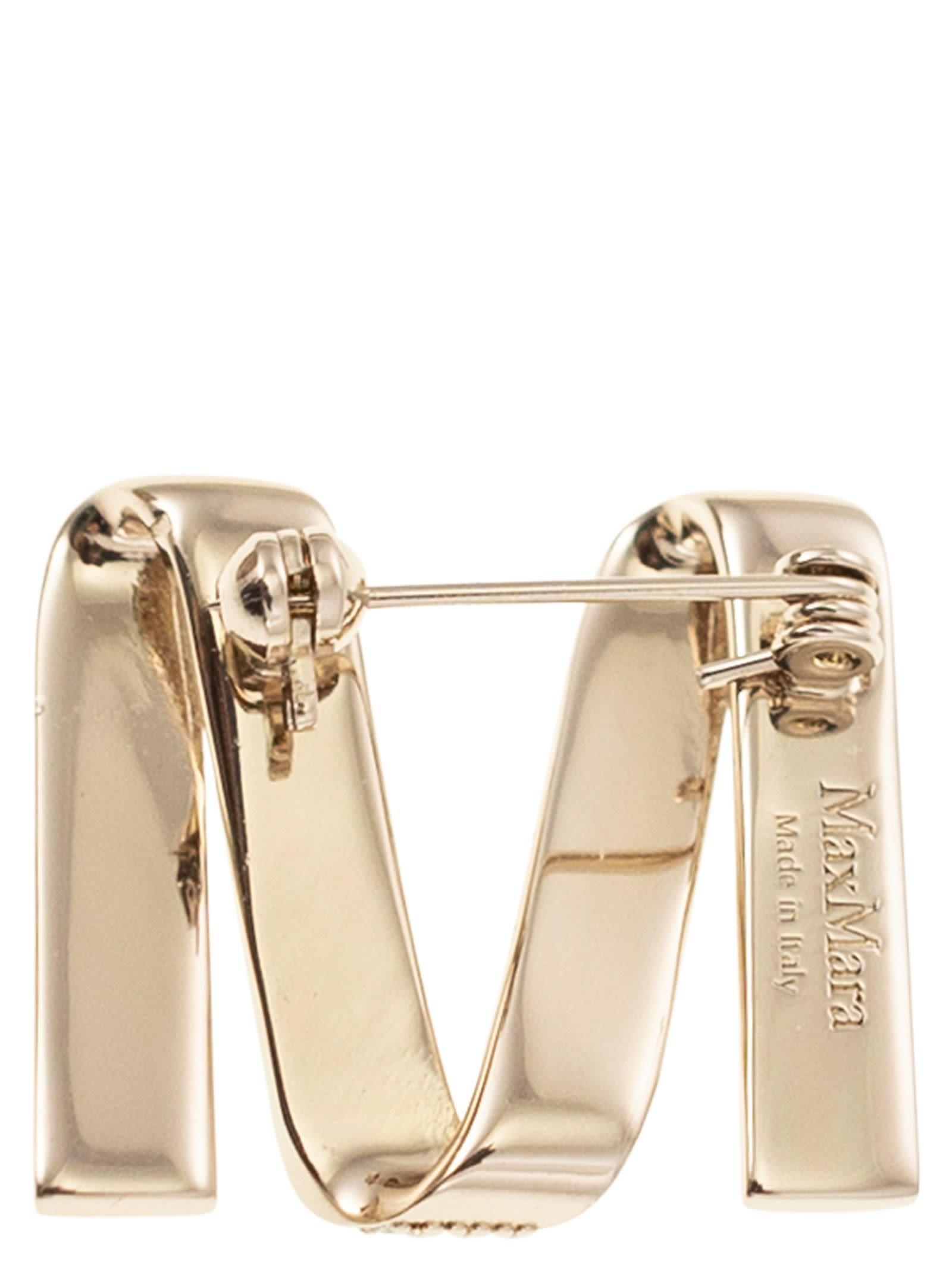 Maxmara Women Mgrosgrainpind - M Pin With Rhinestones - 2