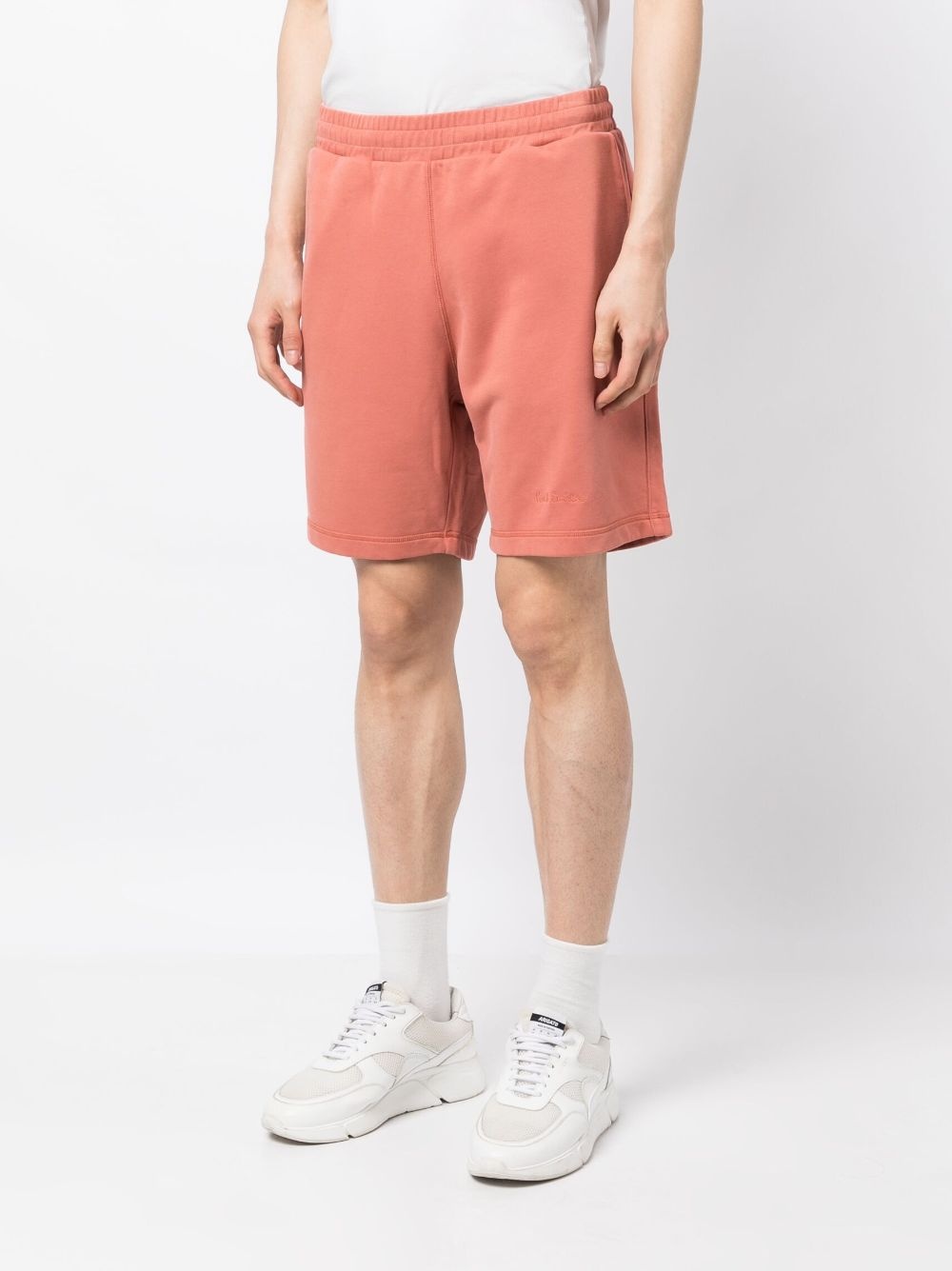 ORGANIC-COTTON TRACK SHORTS - 2
