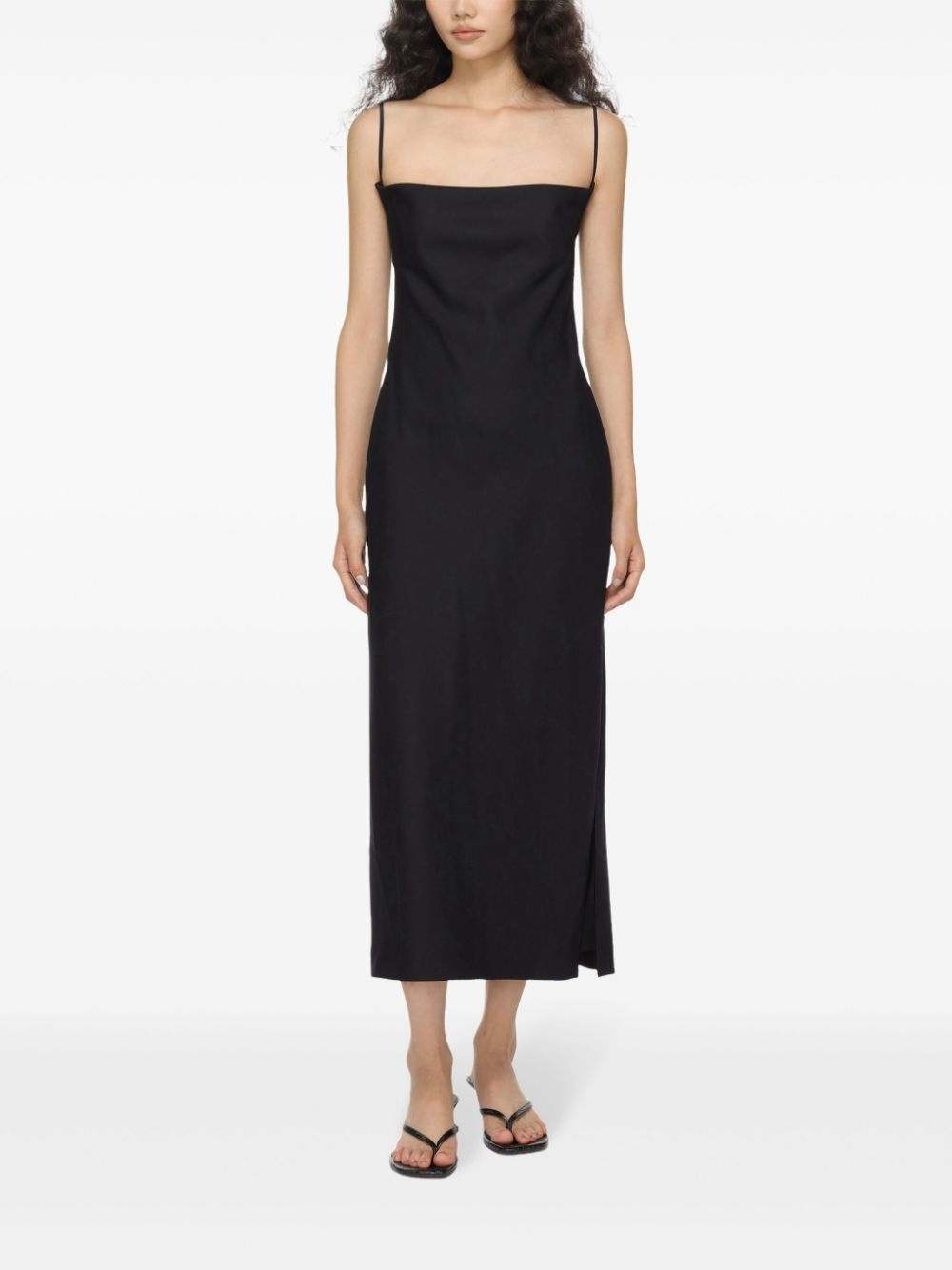 silk spaghetti-strap dress - 2