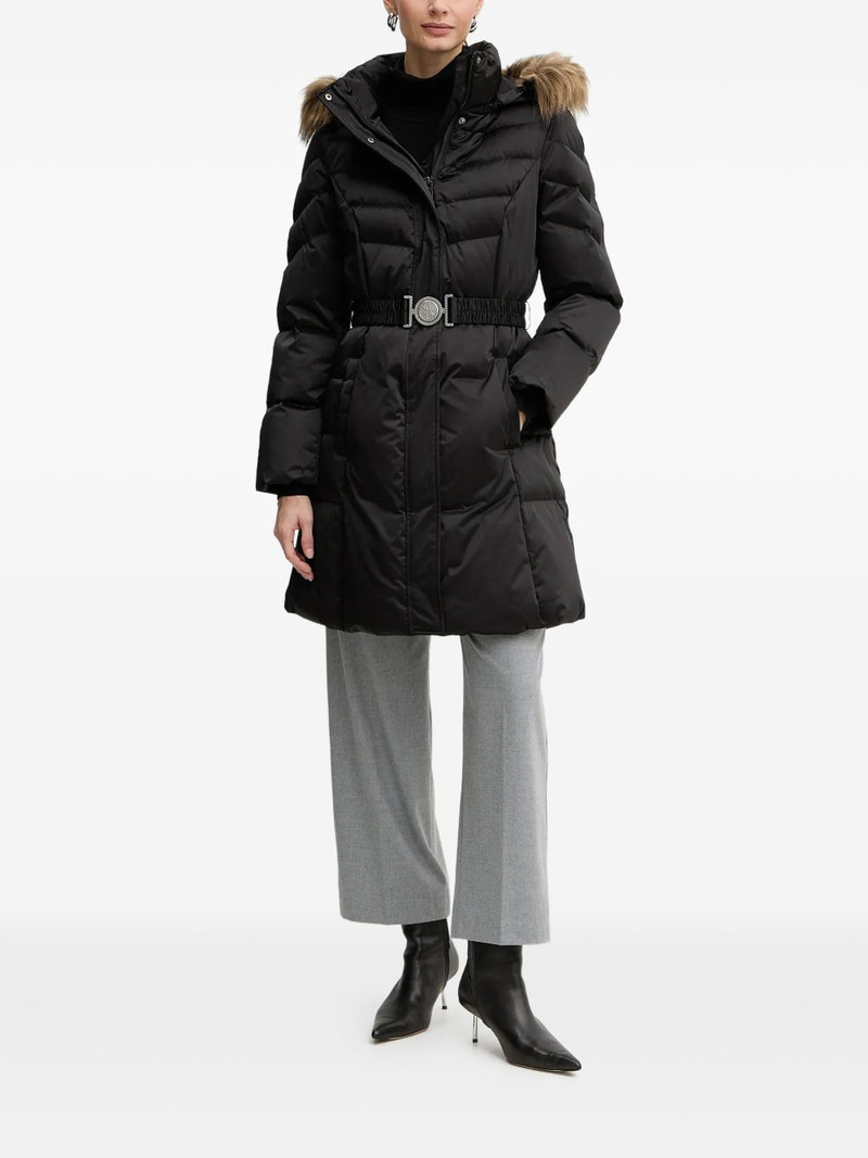 hooded belted coat 1