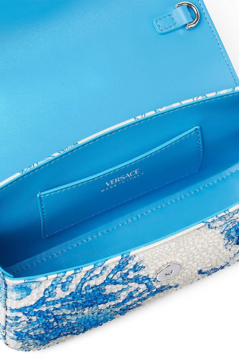 VERSACE La Medusa Mini Bag - Bright Blue Underwater Barocco outlook