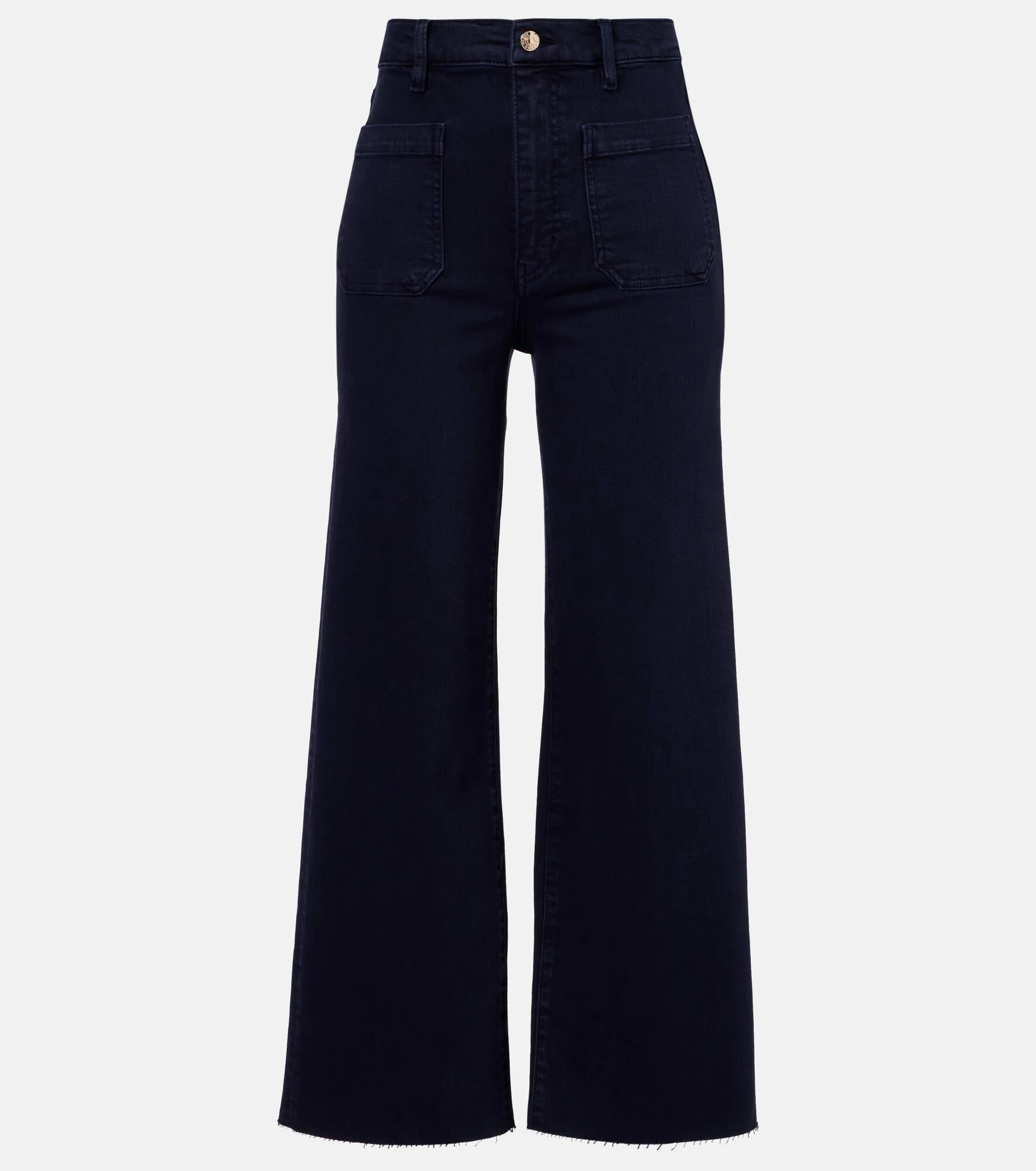 Anchor high-rise ankle wide-leg jeans - 1