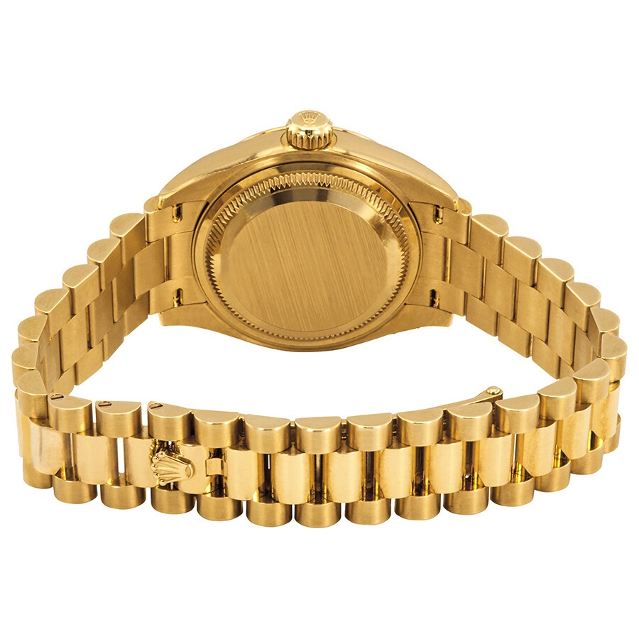 Rolex Oyster Perpetual Datejust Champagne Dial 18 Carat Yellow Gold President Automatic Men's Watch - 3
