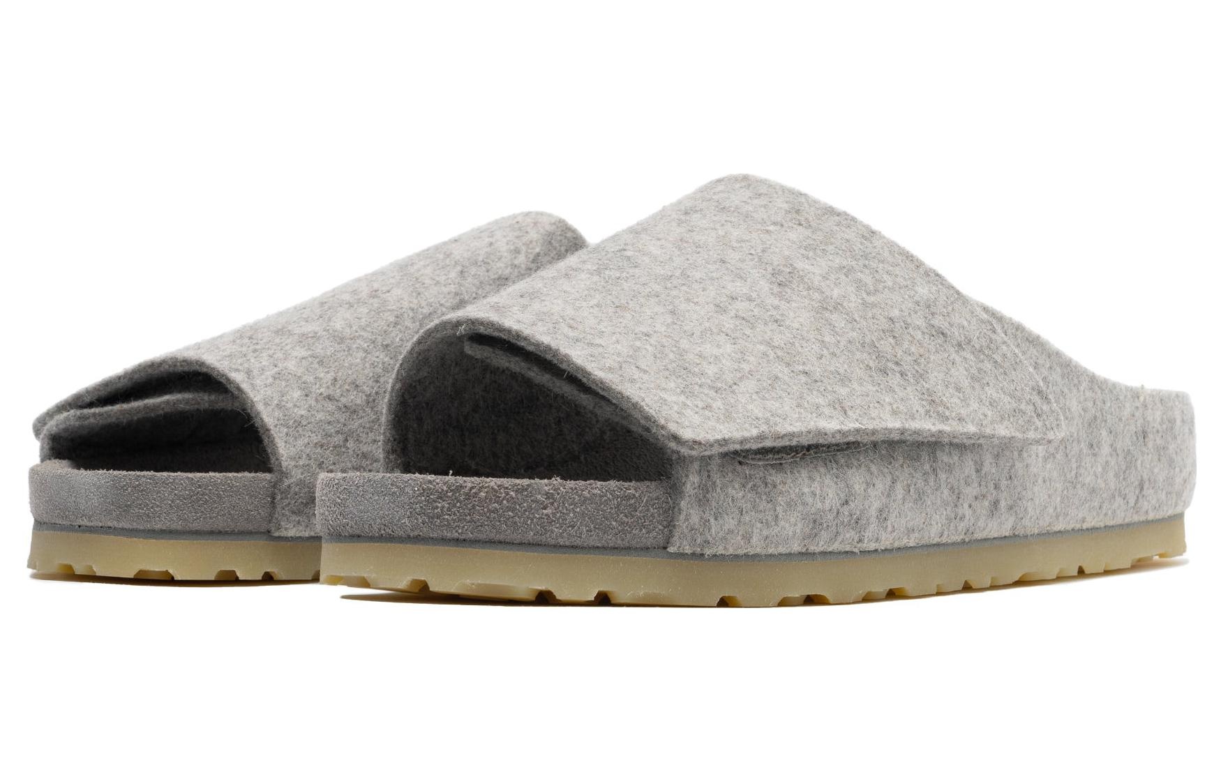 Birkenstock x Fear Of God Los Feliz Felt Wool Felt Sandals 'Cement Melange' 1024760 - 2