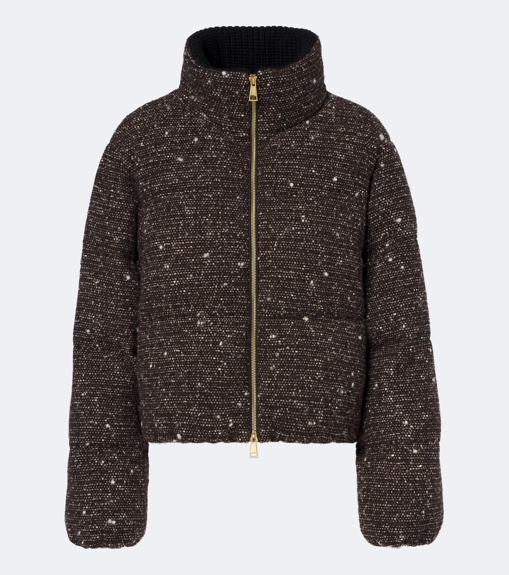 Wool-blend bouclé jacket - 1