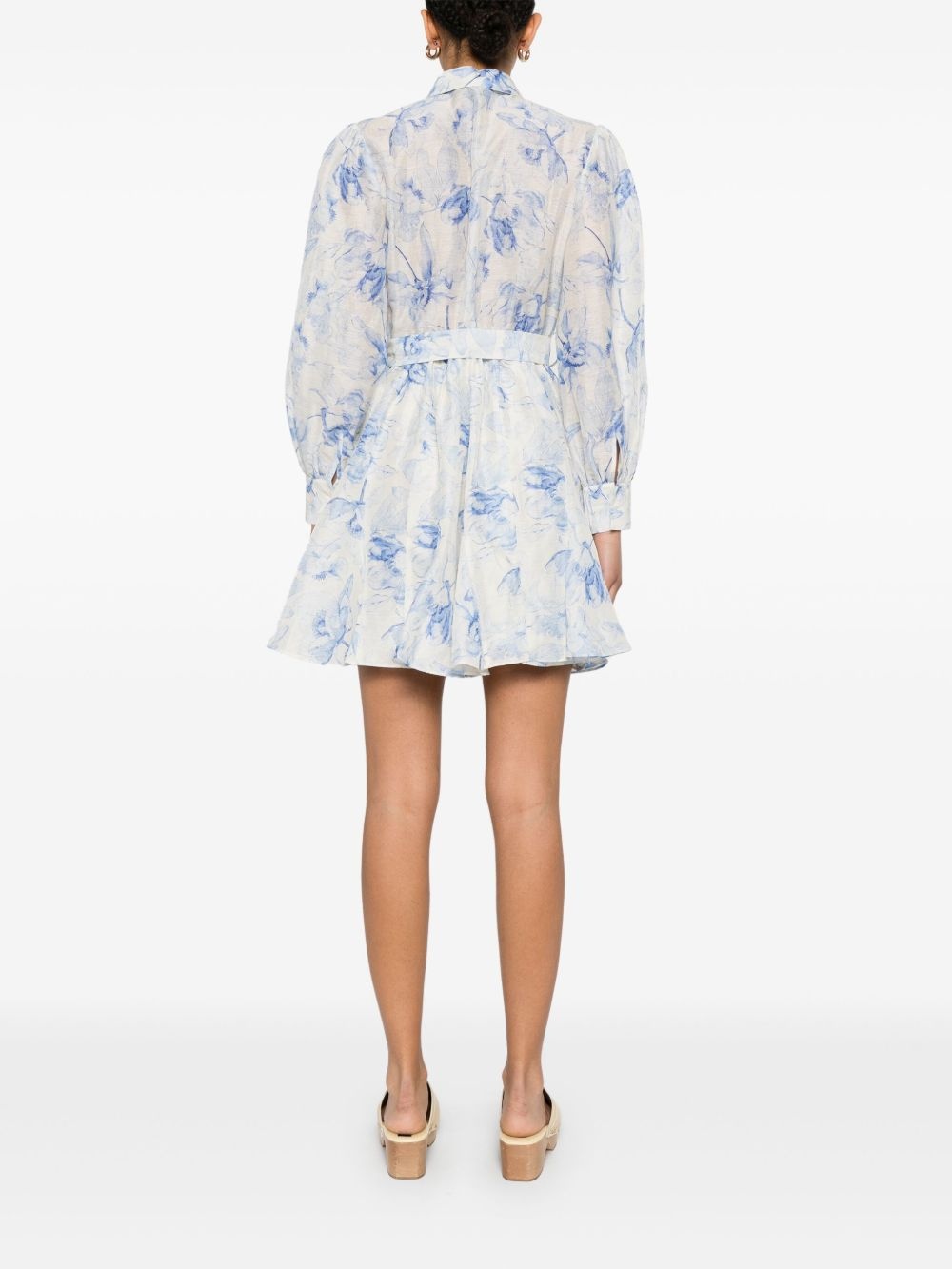 floral mini dress - 4