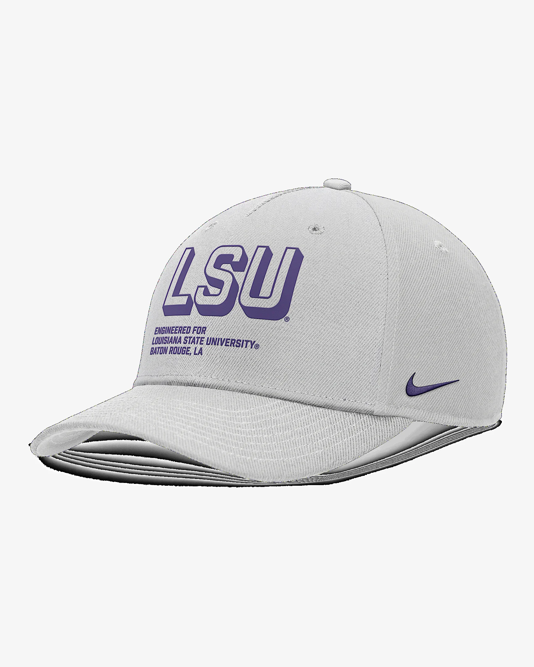 LSU On-Field Primetime Rise Men's Nike College Adjustable Hat - 1