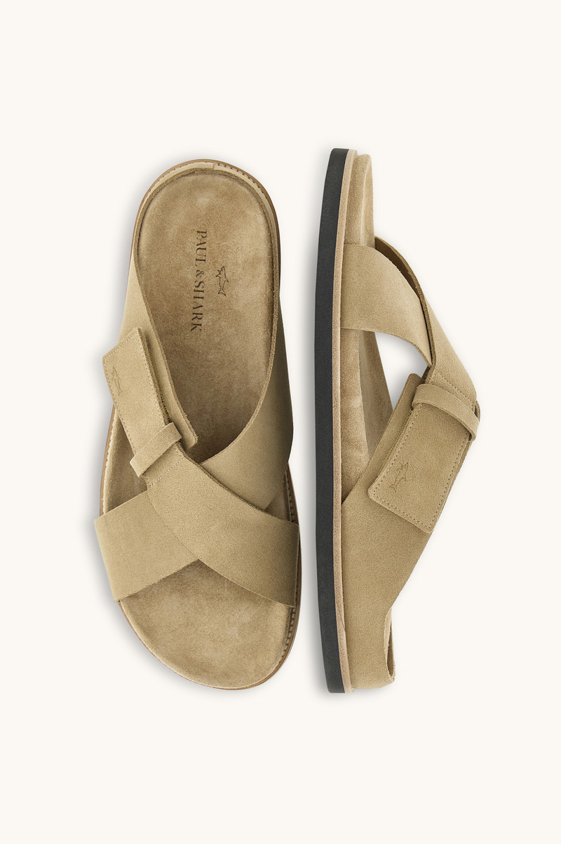 Paul & Shark SLIP‑ON SANDALS IN SUEDE outlook