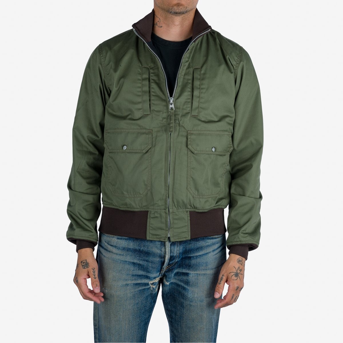 IHJ-130-BLK-NP Reversible Tanker Jacket - Black - 12