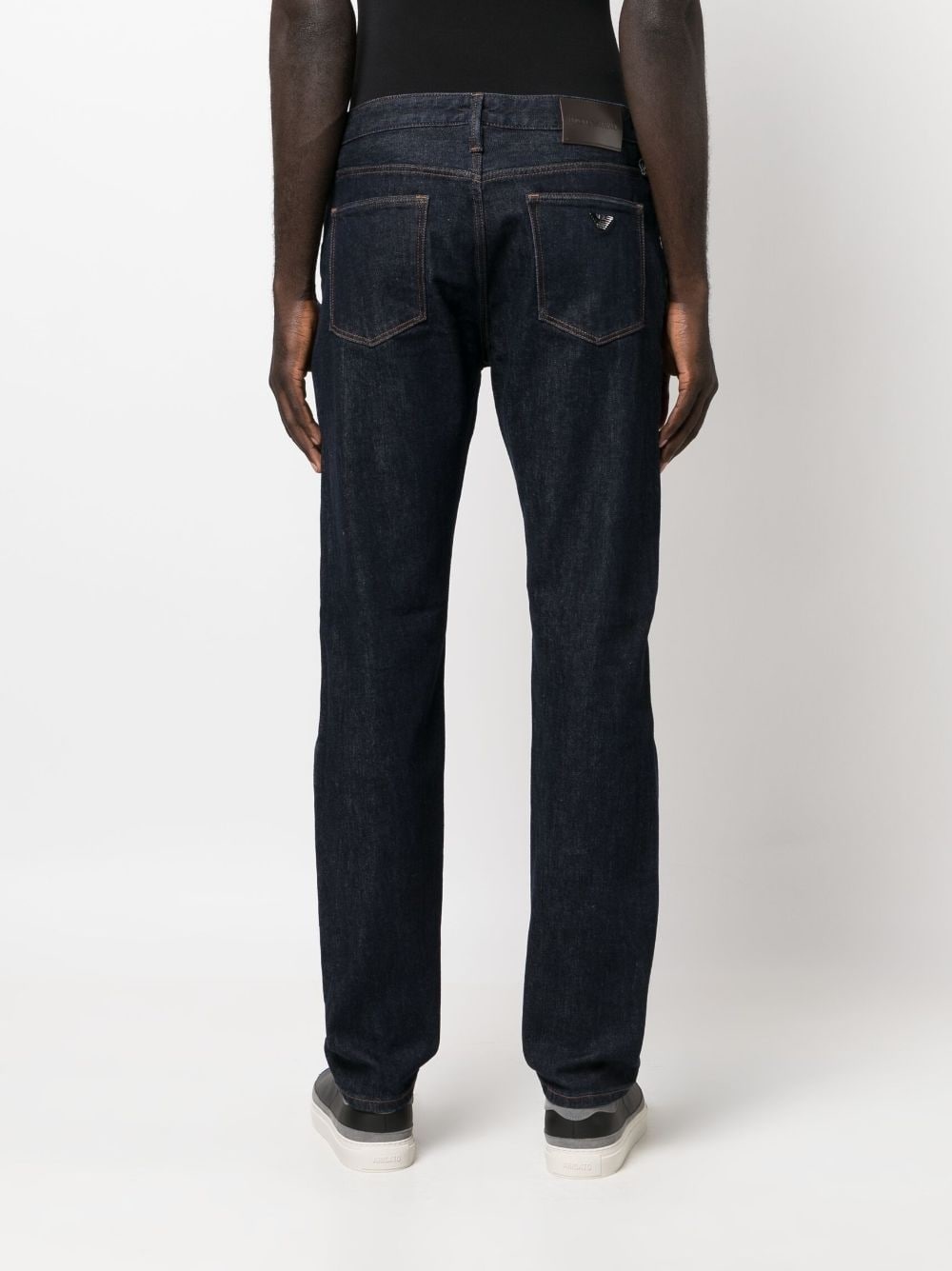 straight-leg mid-rise jeans - 4