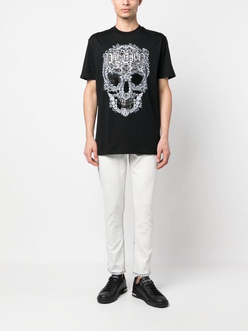 Baroque Skull cotton T-shirt - 2