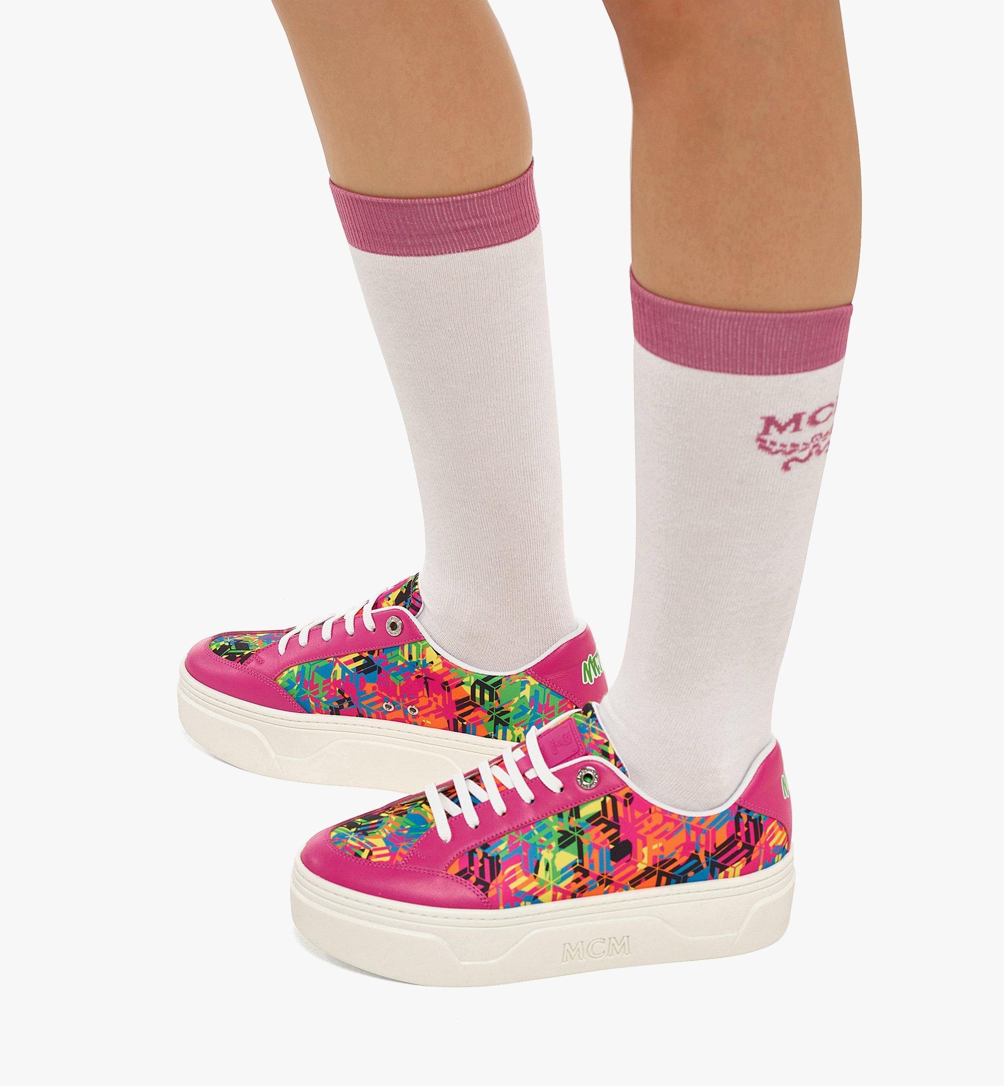 Women’s Skyward Platform Sneakers in Cubic Camouflage ECONYL® - 2