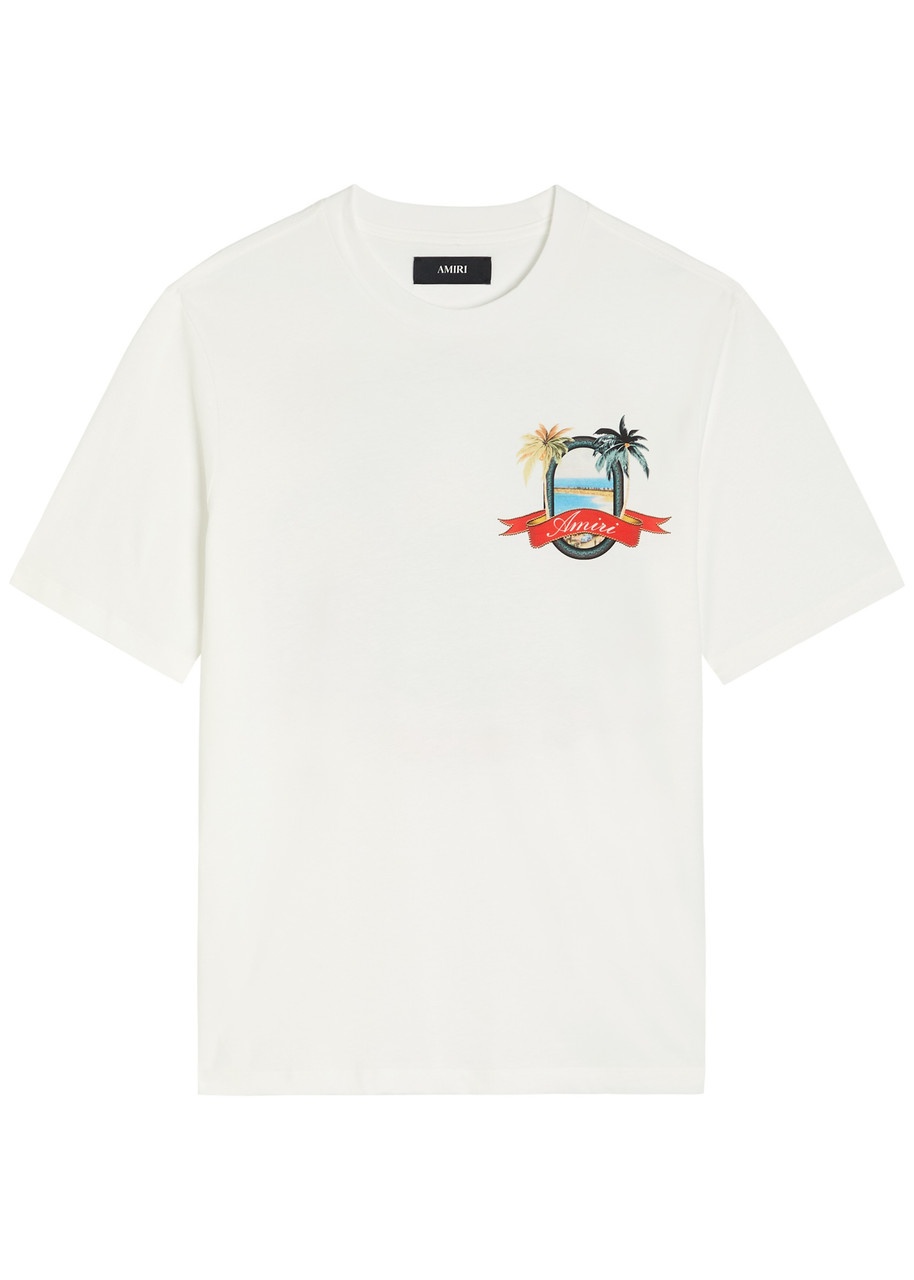 Amiri Paradise Printed Cotton T-shirt - 1