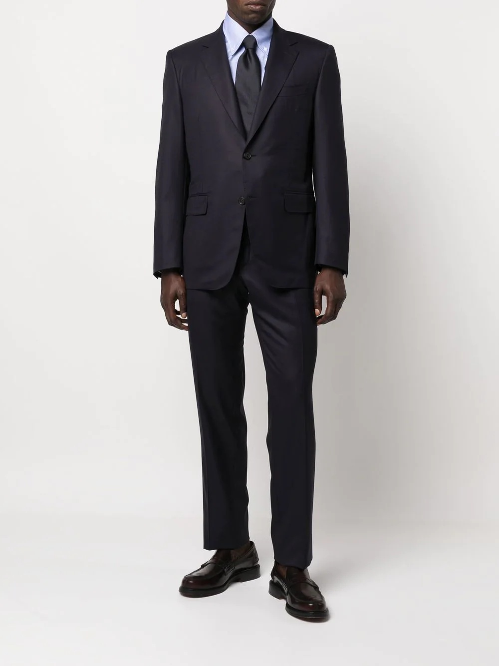 single-breasted wool suit - 2