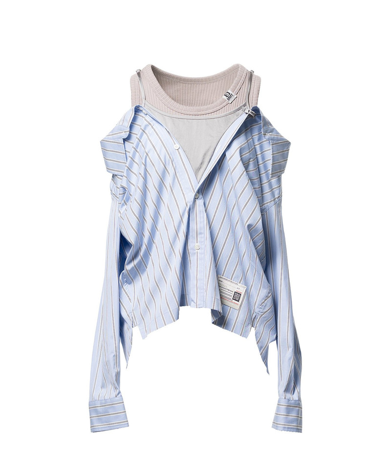Triple Layered Stripe Shirt 14