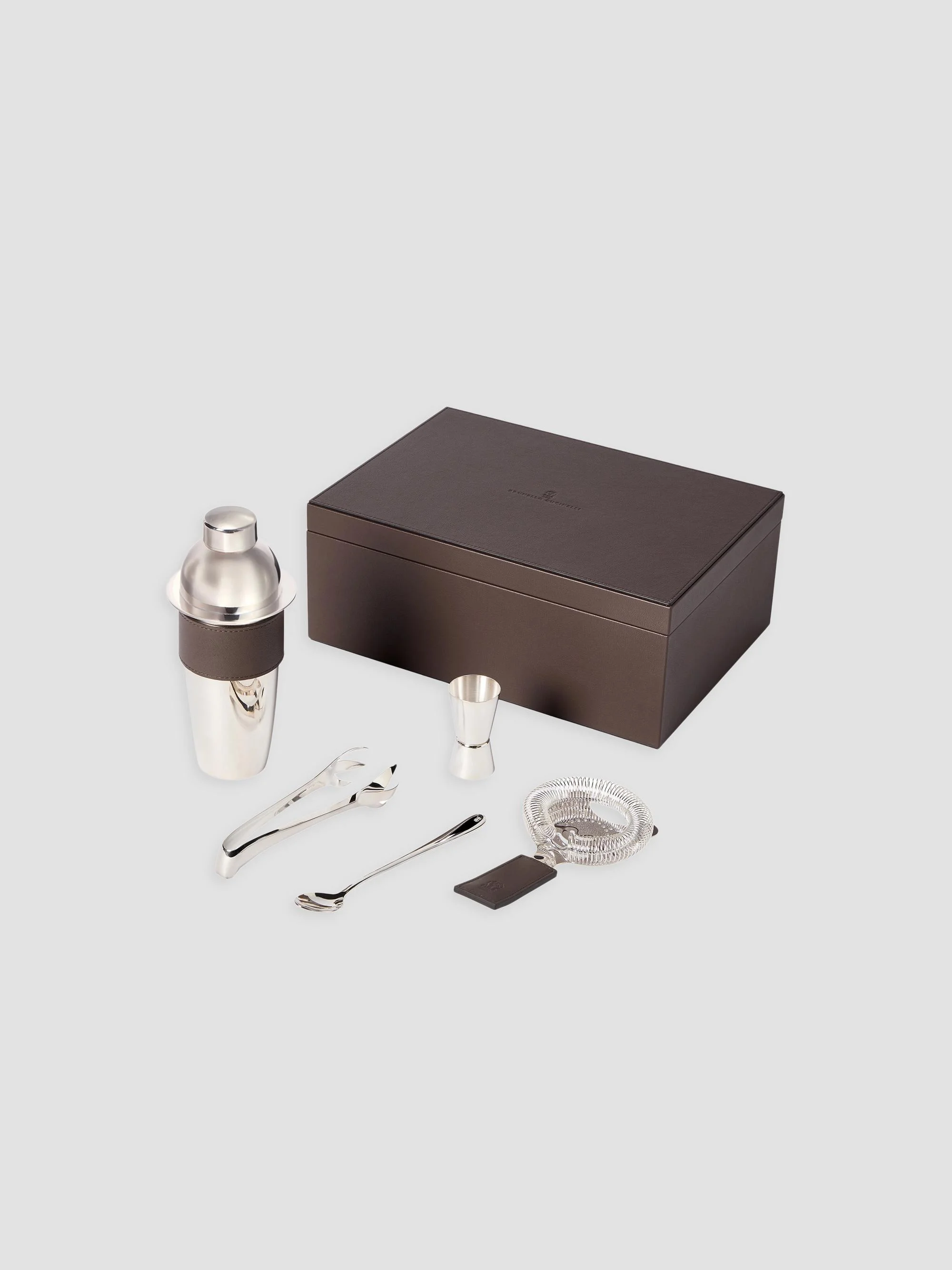 Silver Plated Steel Cocktail Set - Cigar - 1