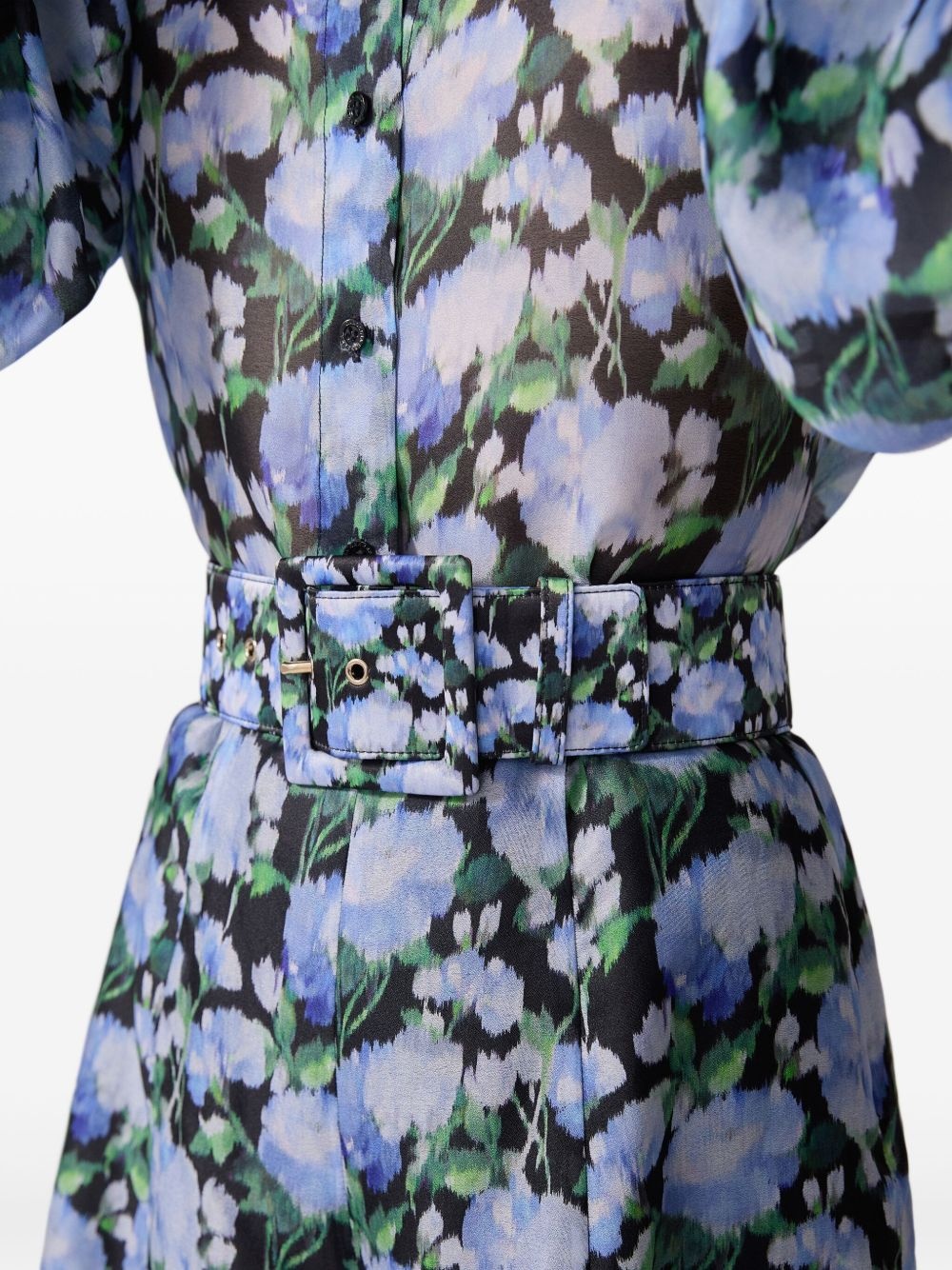 peony-print belt - 4
