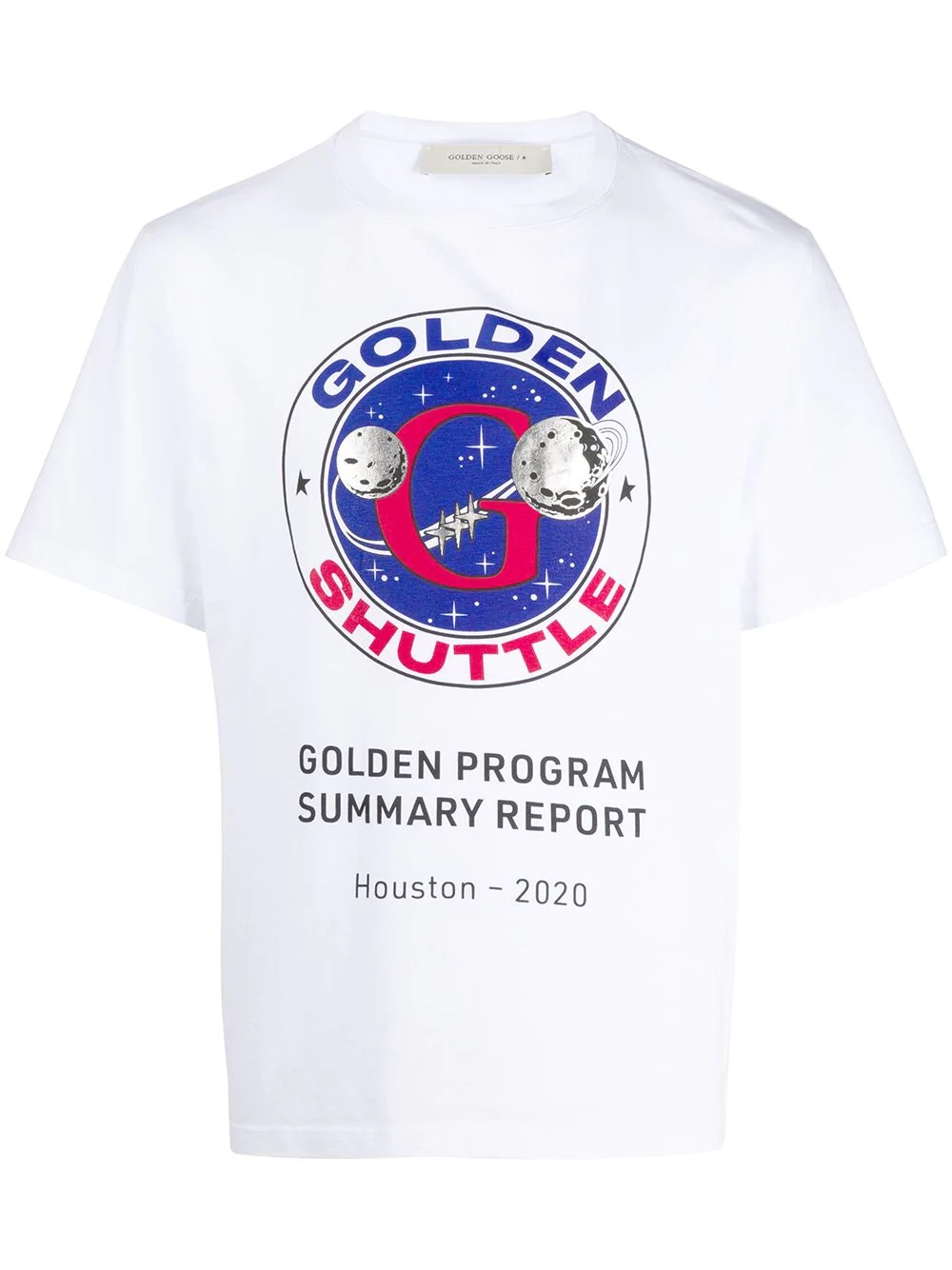 Golden Shuttle print T-shirt - 1