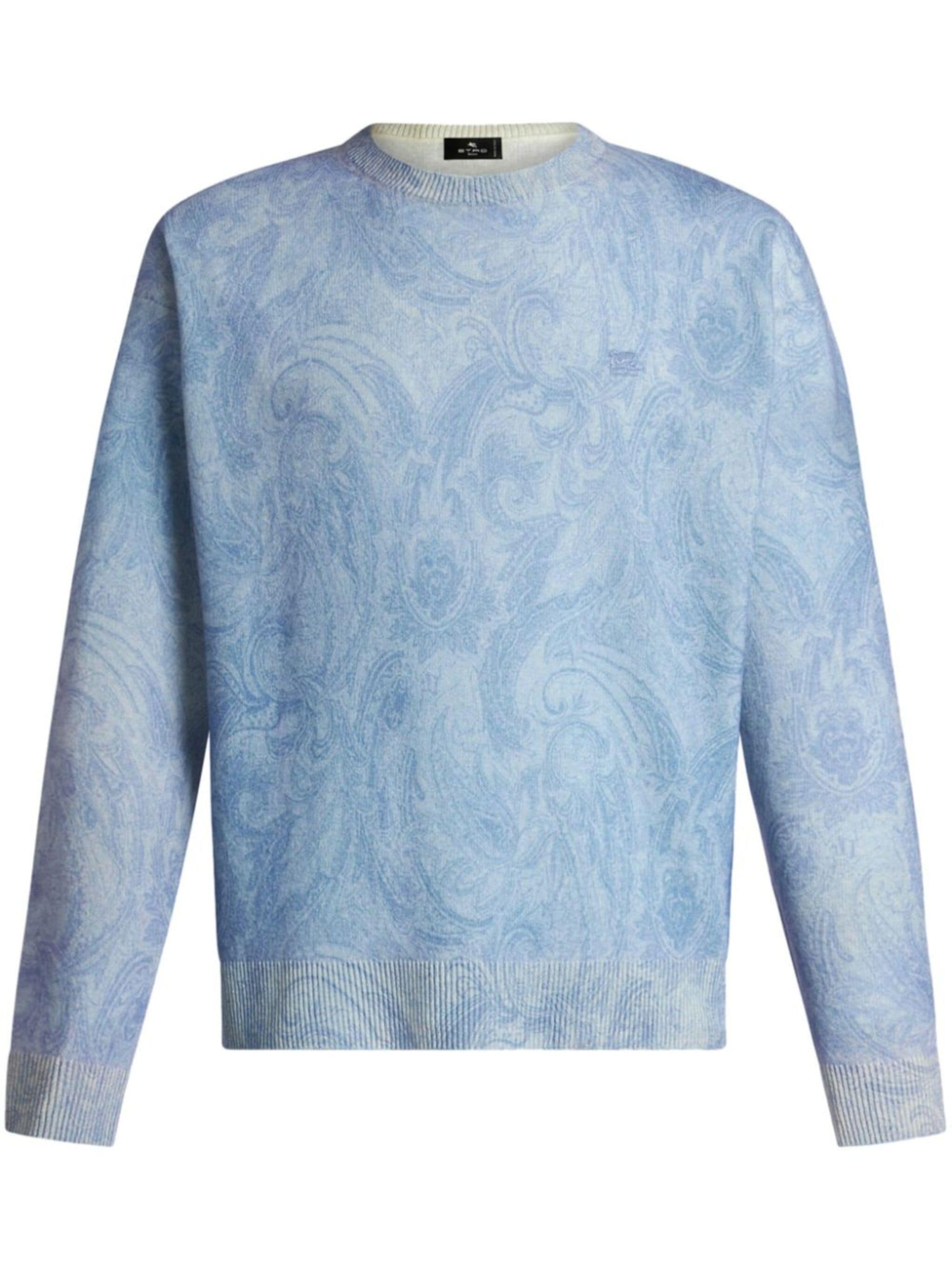 paisley intarsia-knit jumper - 1