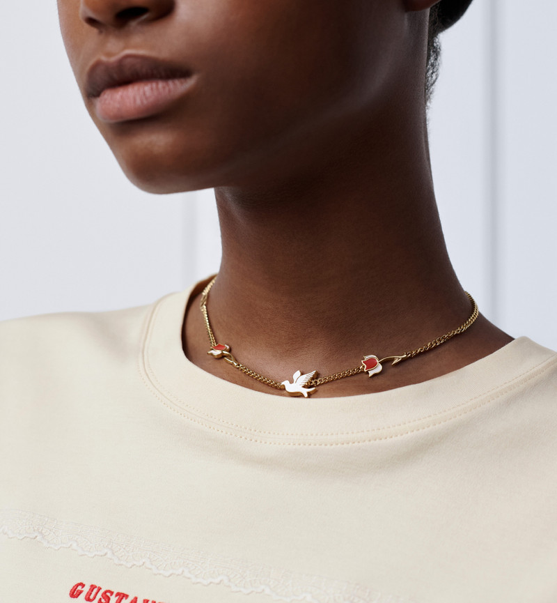 Dior Dioramour Doves & Roses Necklace outlook
