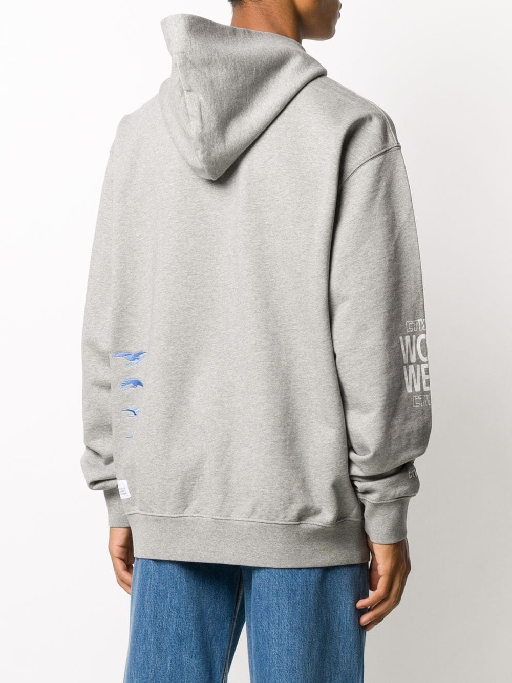 Worldwide print oversize hoodie - 4