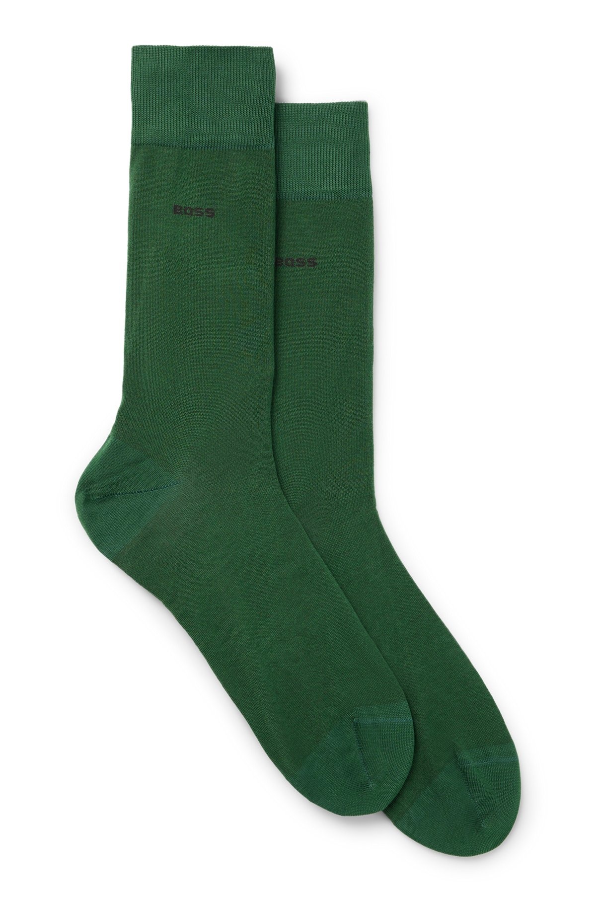 TWO-PACK OF REGULAR-LENGTH SOCKS IN STRETCH COTTON - 1