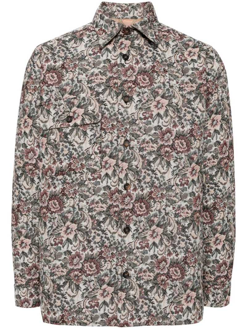 floral-print shirt jacket 1