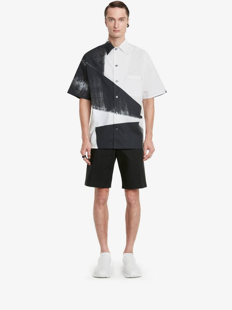 Alexander McQueen Men's Cotton Shorts in Black outlook