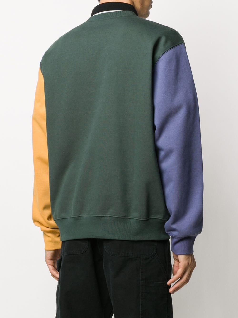 colour-block logo sweatshirt - 4