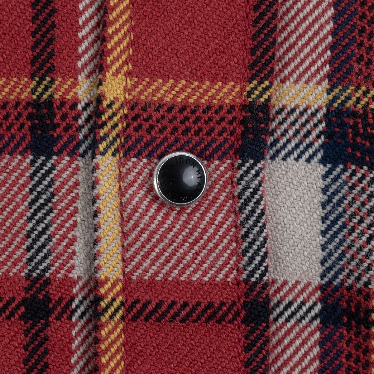 Ultra Heavy Flannel Classic Check Western Shirt - Red - 11